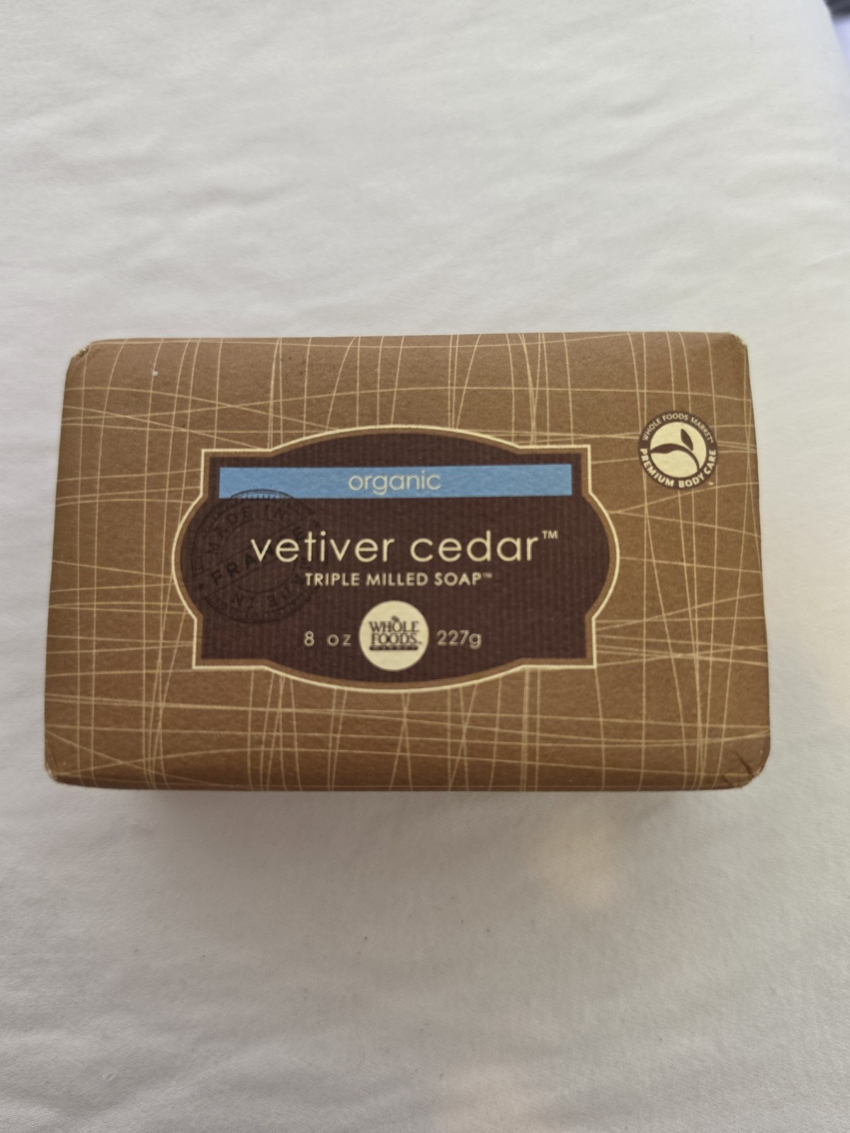 Lot Of 3 Bar Soaps: Lemon Verbena, French Milled Verb, Vetiver Cedar