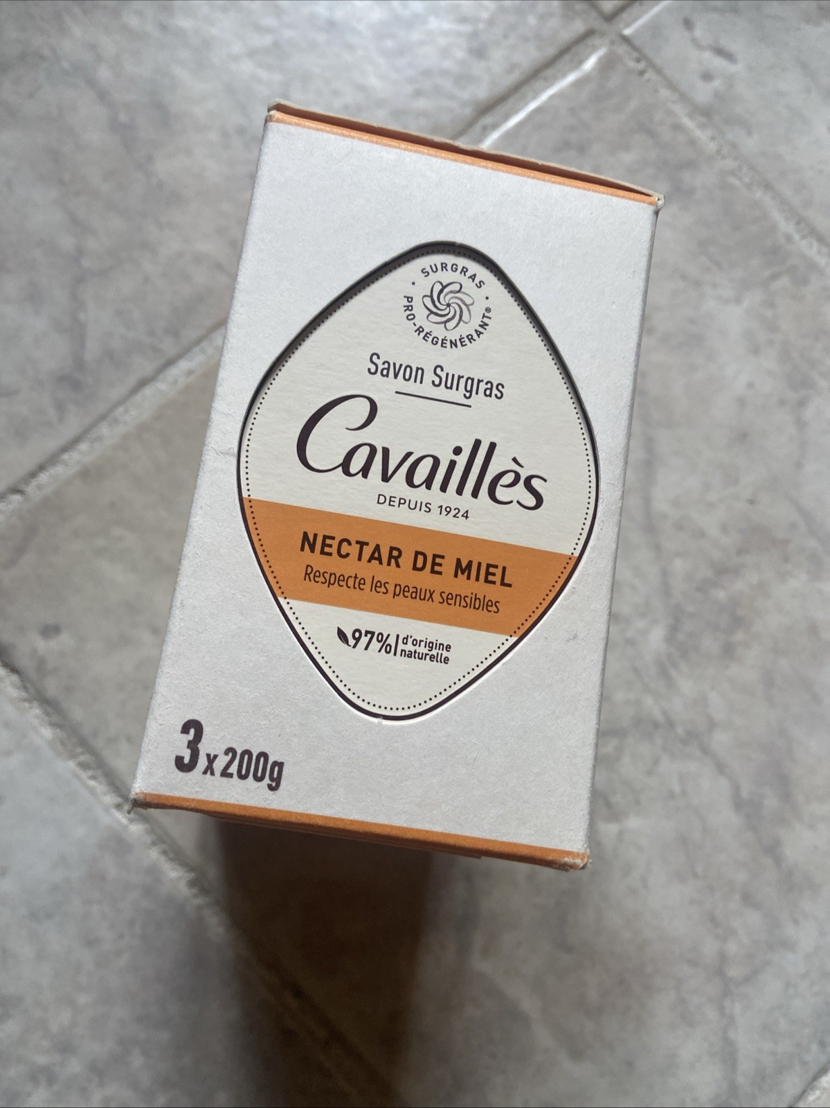 Lot ROGE CAVAILLES Nectar Miel Honey Sensitive Skin 200g x 3 Soap NEW