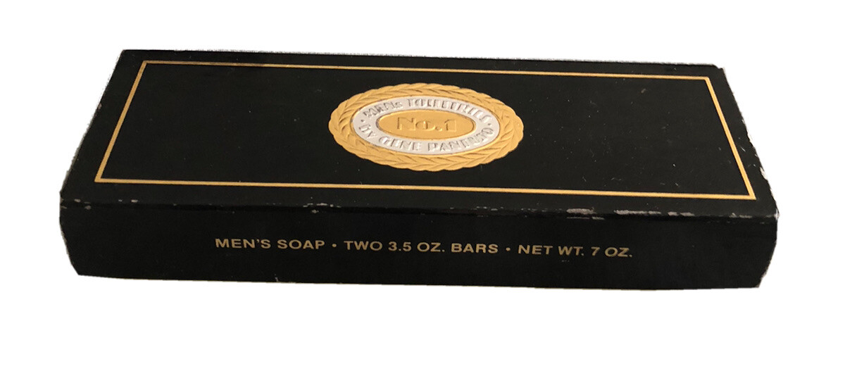 Gene Pantuso No.1 Soap Two 3.5 Oz Bars Vintage New Old Stock A Man’s Soap