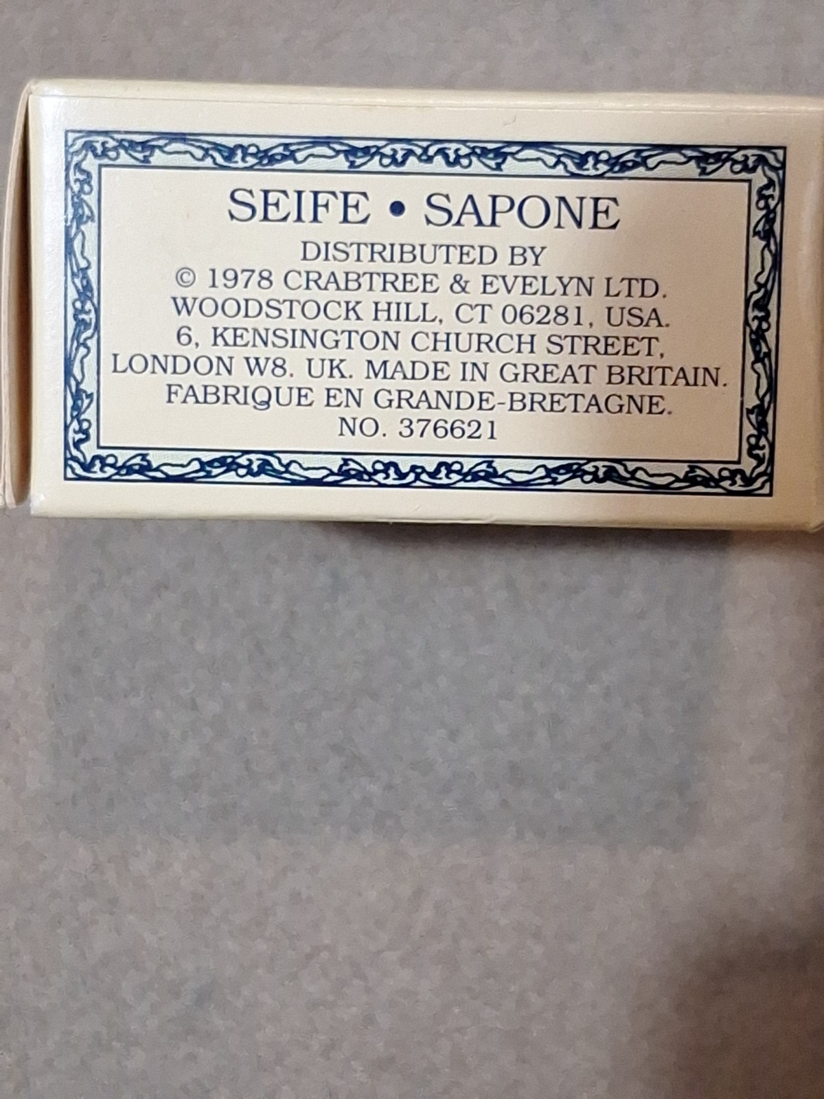 Vintage CRABTREE & EVELYN Sea Shell Soap With Jojoba Oil 25g / 0.9oz