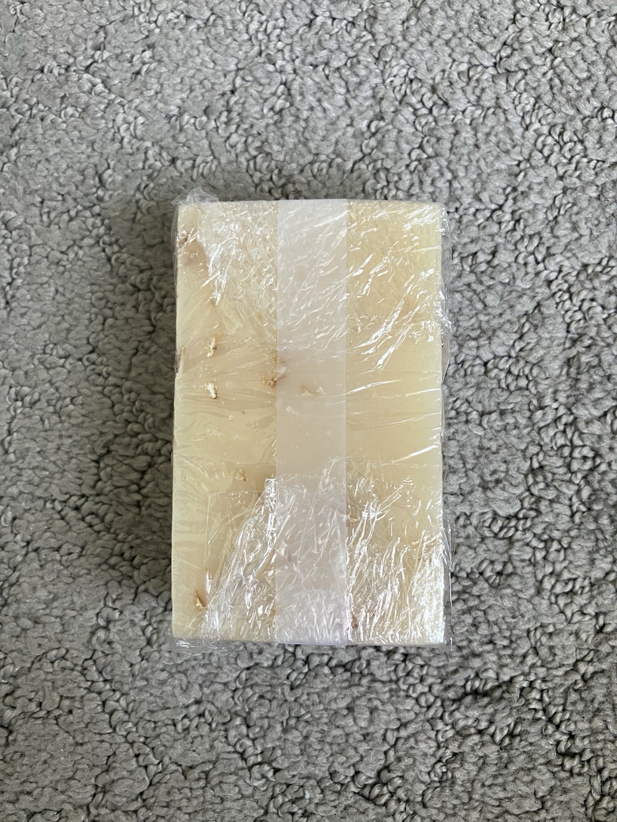 Set of 4 Natural Handmade Bar Soaps: Oatmeal, Lavender and Lemon: 3.25x2x1 🫧