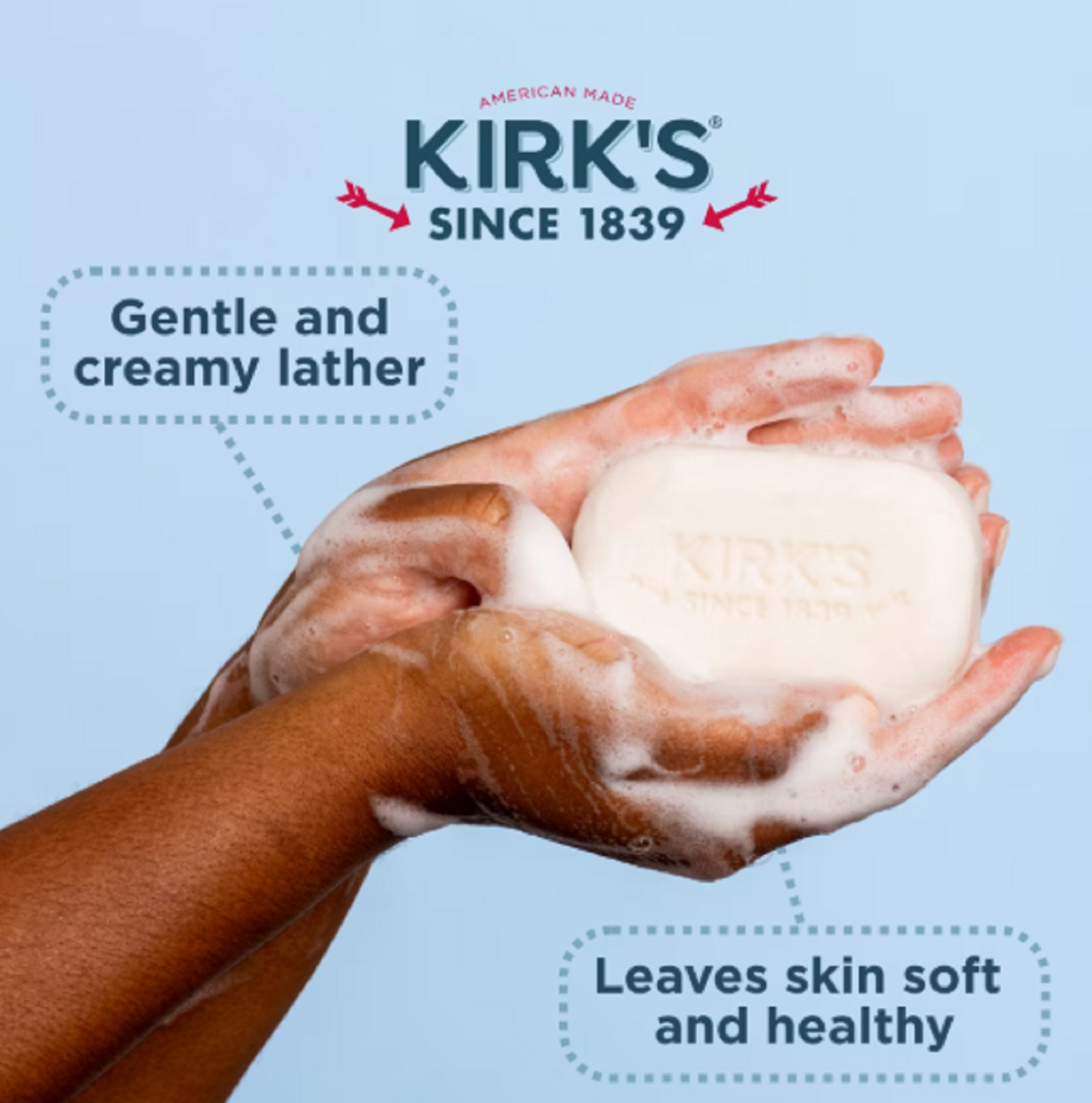 Kirk’s Castile Bar Soap – Made With Premium Coconut Oil, Original Fresh Scent, 4