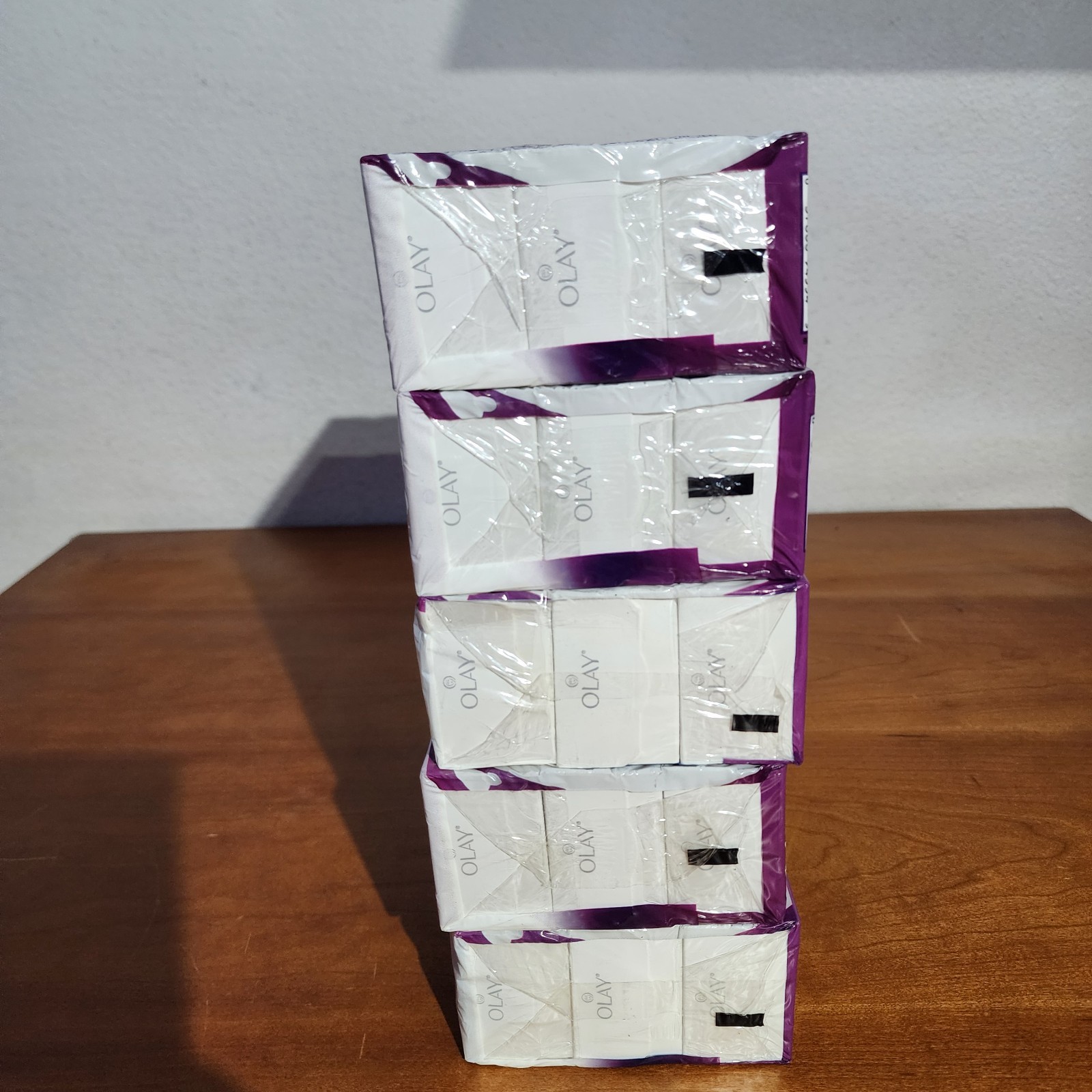 LOT (5) OLAY AGE DEFY BEAUTY BAR SOAP 10X MOISTURIZER VITAMIN E 3.75 OZ 30 BARS