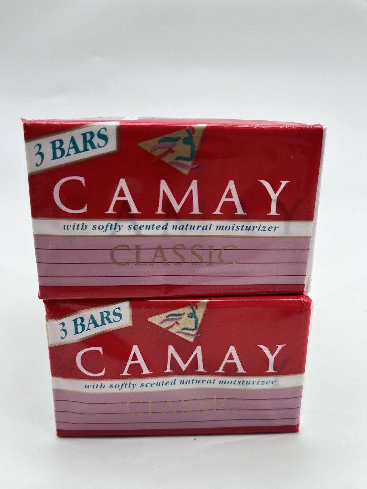 Camay Soap Pink Classic Softly Scented Beauty Bar 2 Packs of 3 Discontinued