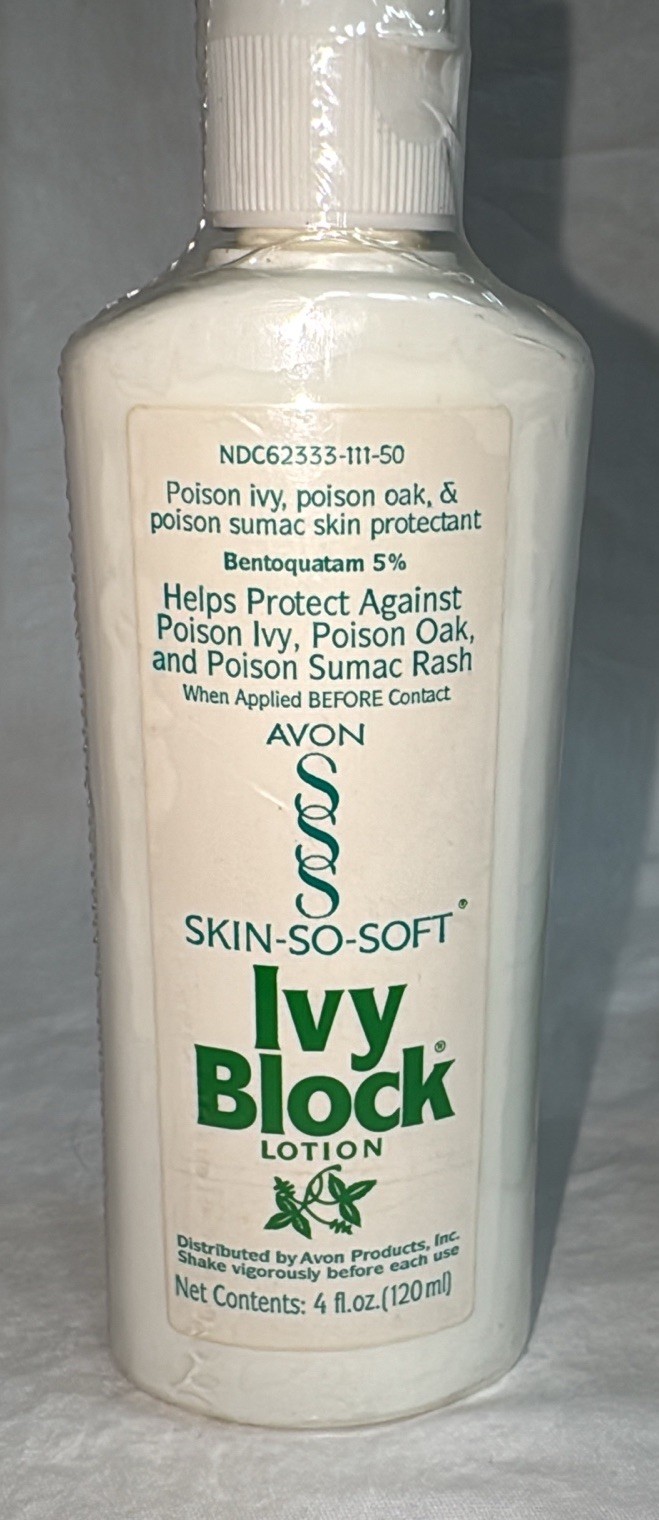 Vintage Avon Skin-So-Soft Lot Soap, Deodorant & Foot Soak, Ivy Block NEW