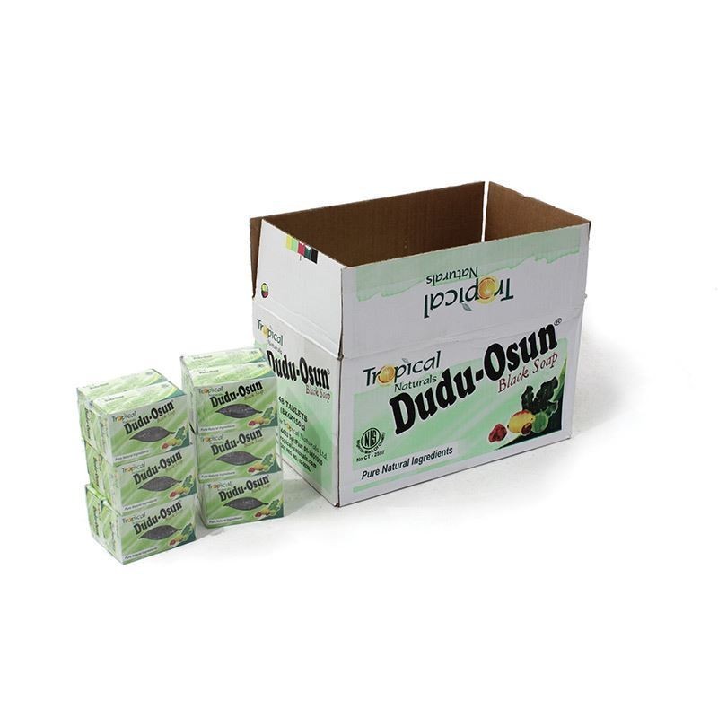 100% All Natural Dudu Osun African Black Soap For Anti Acne, Fungus, Blemish