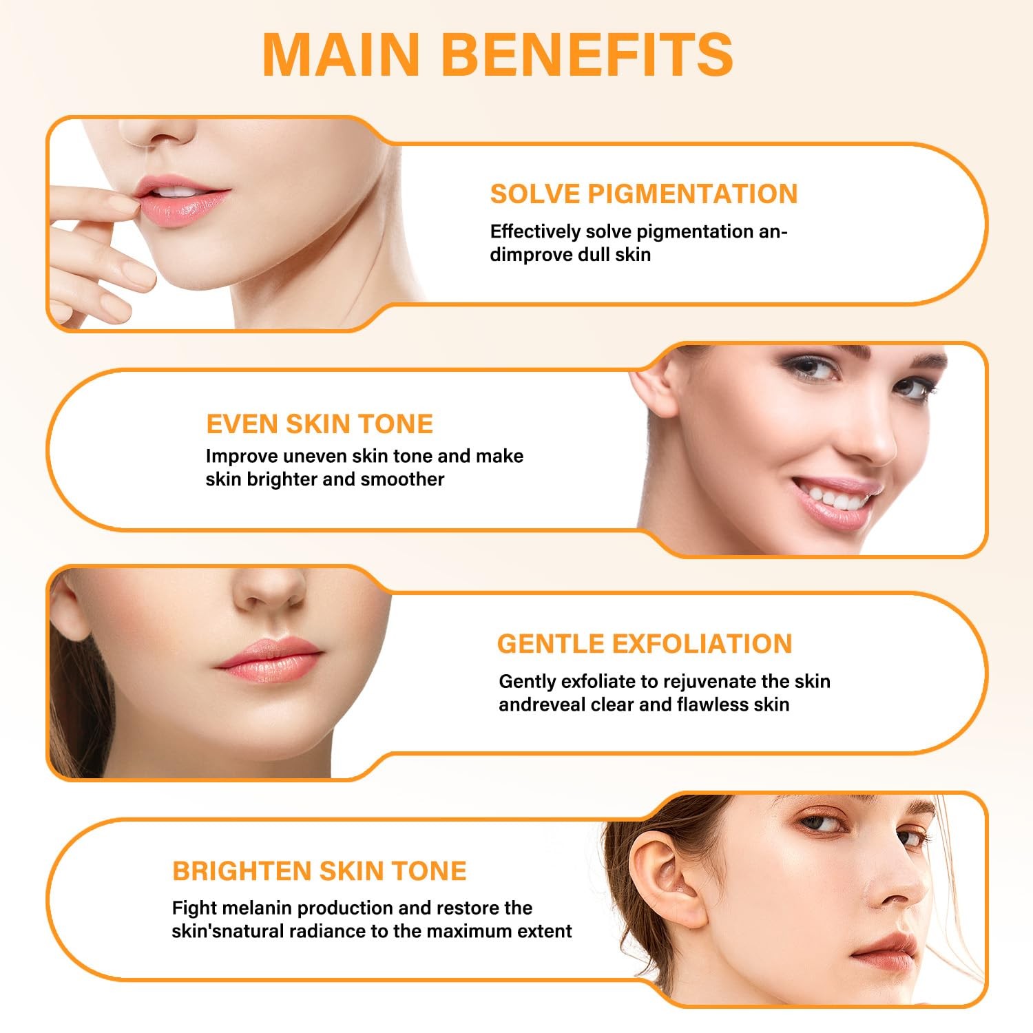 Kojic Acid Turmeric Soap 4Pack 100g Dark Spot Remover Skin Brightening