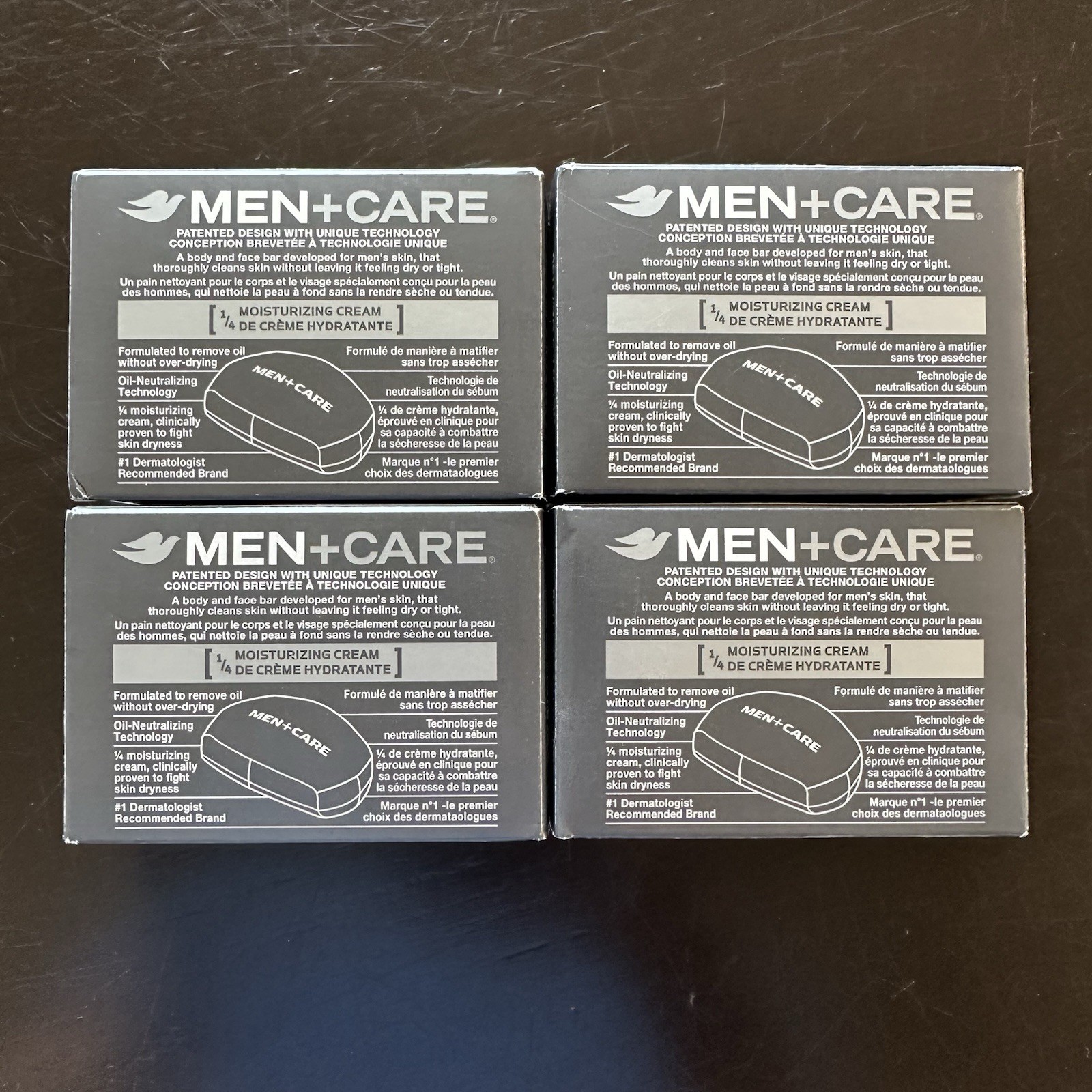 4 Bars Dove Men Care Body & Face Bar Soap Oil Control