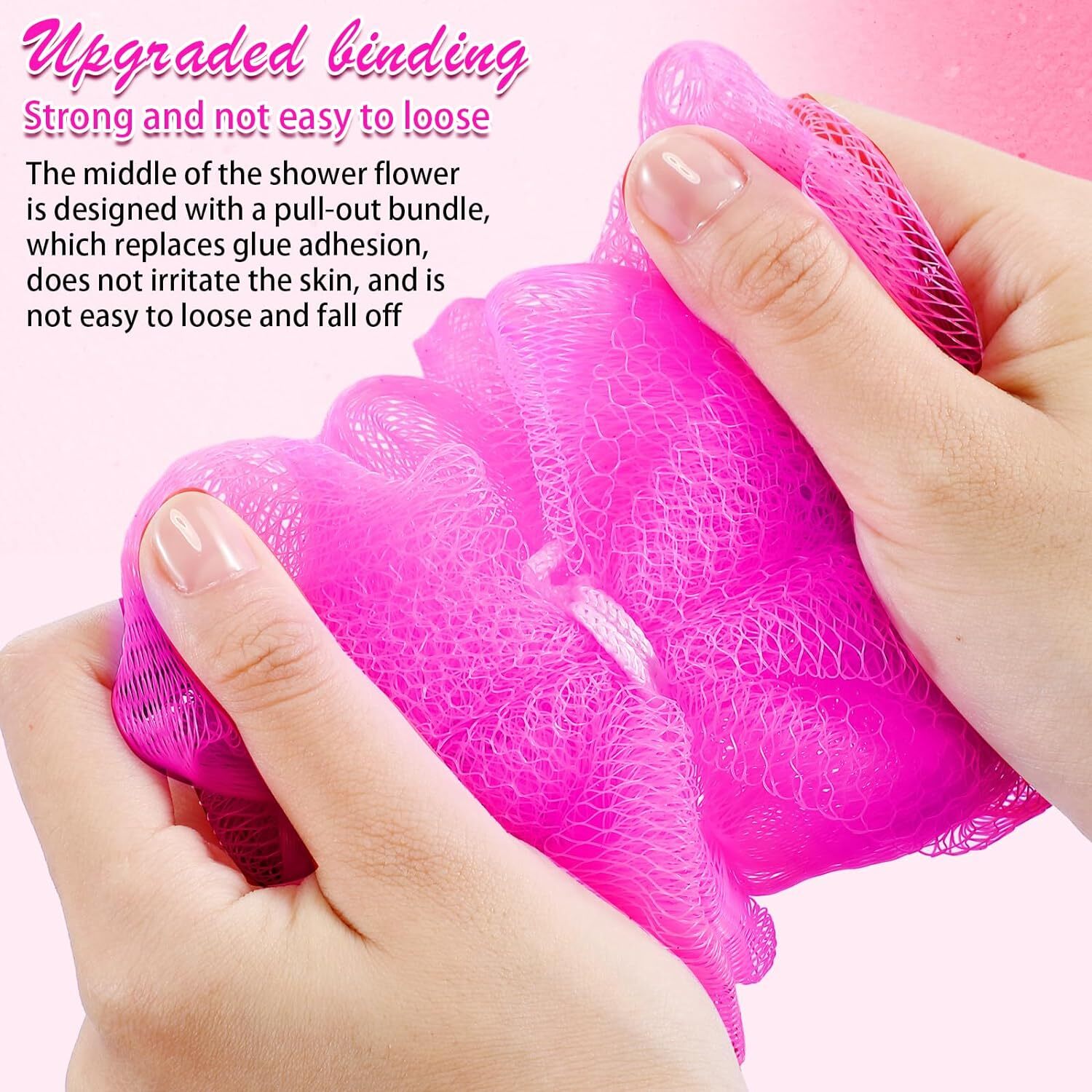 Shellwei 24 Pcs Loofah Sponge Bulk Mini Shower 3 Inch As Picture Shown