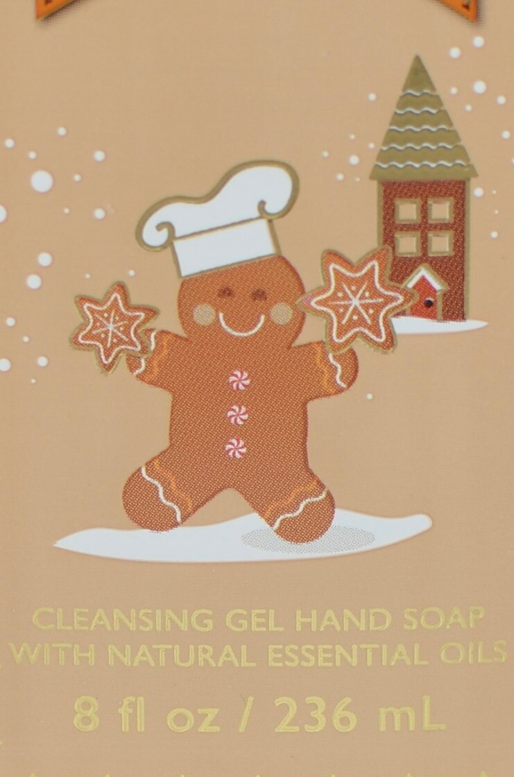 1 NEW BATH & BODY WORKS GINGERBREAD BAKERY CLEANSING GEL HAND SOAP WASH 8OZ PUMP