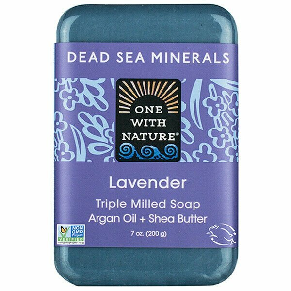 One With Nature Soaps Lavender Soap – 7 oz. (200 g)