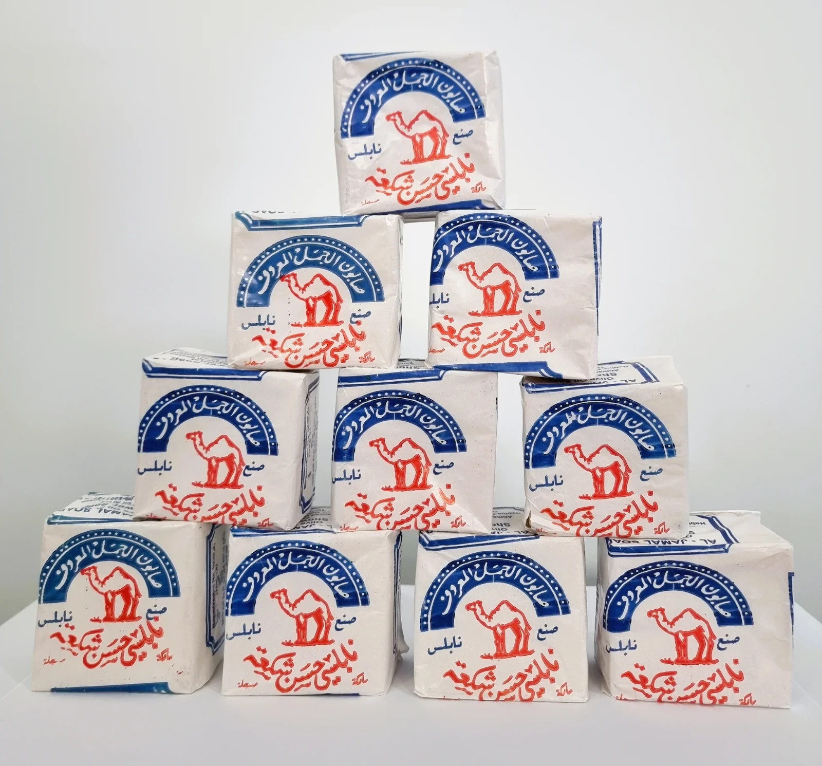 Al Jamal Soaps (72 Bars)~ Traditional Handmade Palestinian Nabulsi Soap Bars