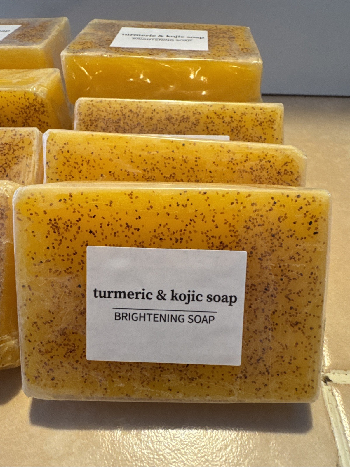 Lemon Turmeric & Kojic Acid Brightening Soap 3.5oz. Lot Of 12. New & Sealed