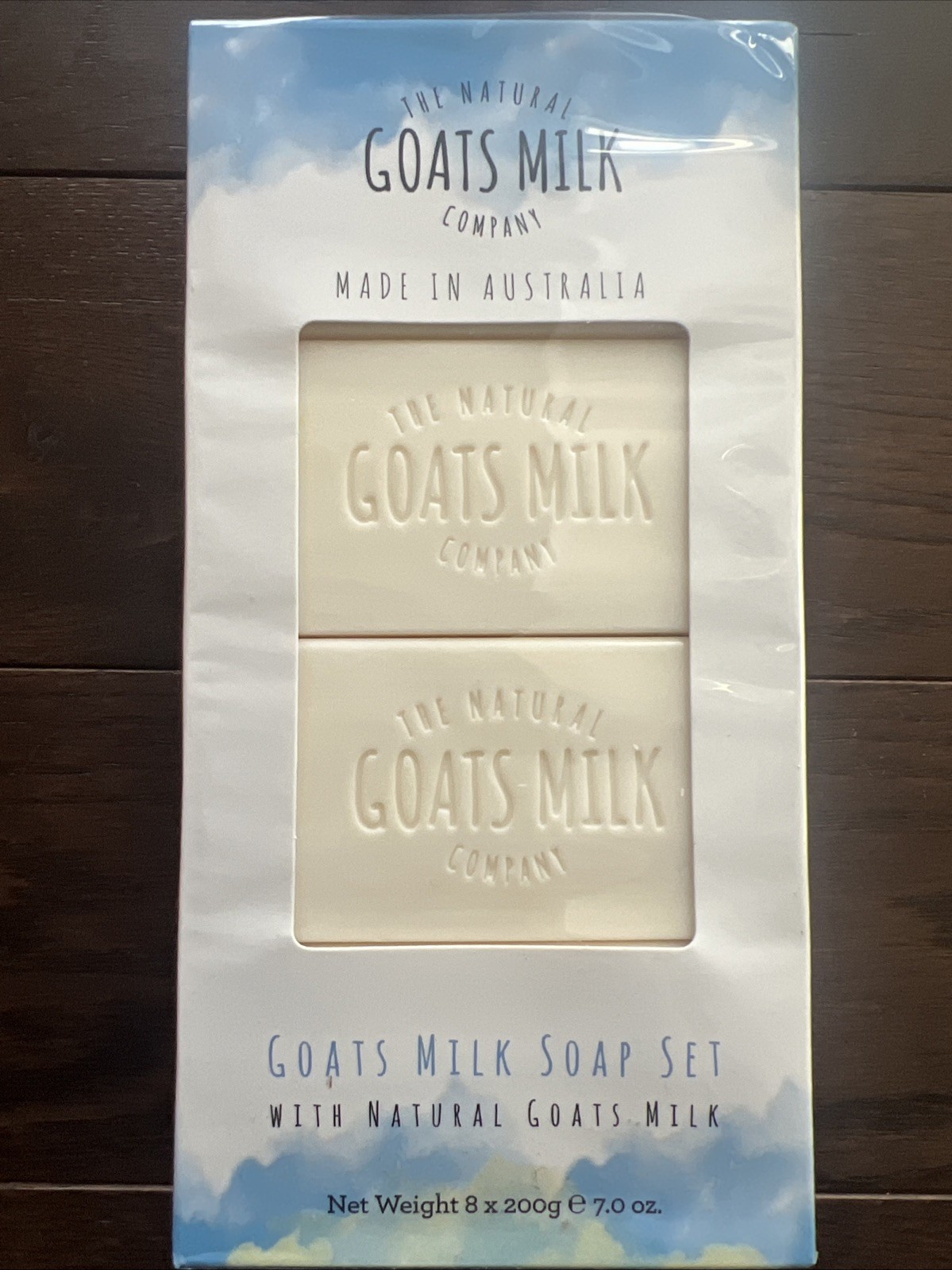 Box of 8 The Natural Goats Milk Soap Company Made In Australia 8 x 7.0 Oz Bars