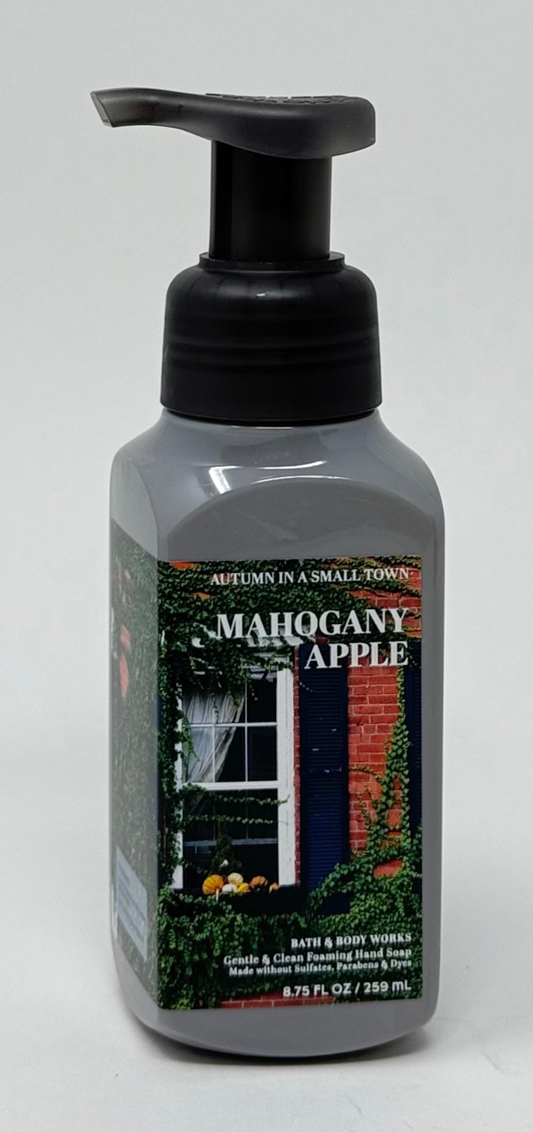 1 NEW BATH & BODY WORKS MAHOGANY APPLE GENTLE CLEAN FOAMING HAND SOAP WASH PUMP
