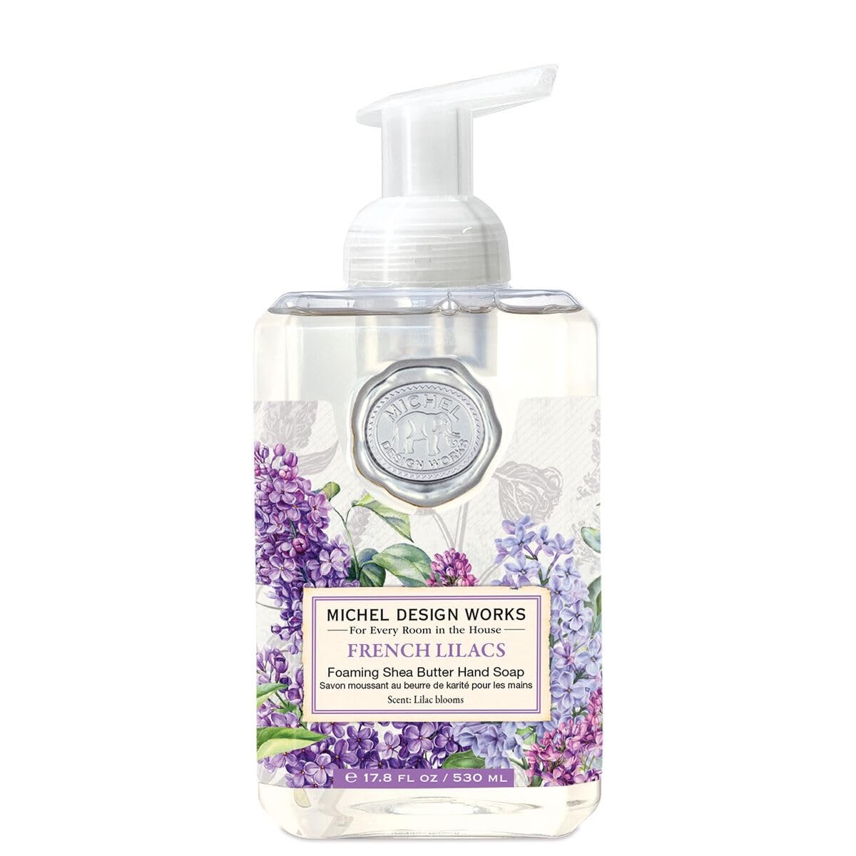 Michel Design Works Foaming Hand Soap – French 17.8 Fl Oz (Pack of 1), Clear