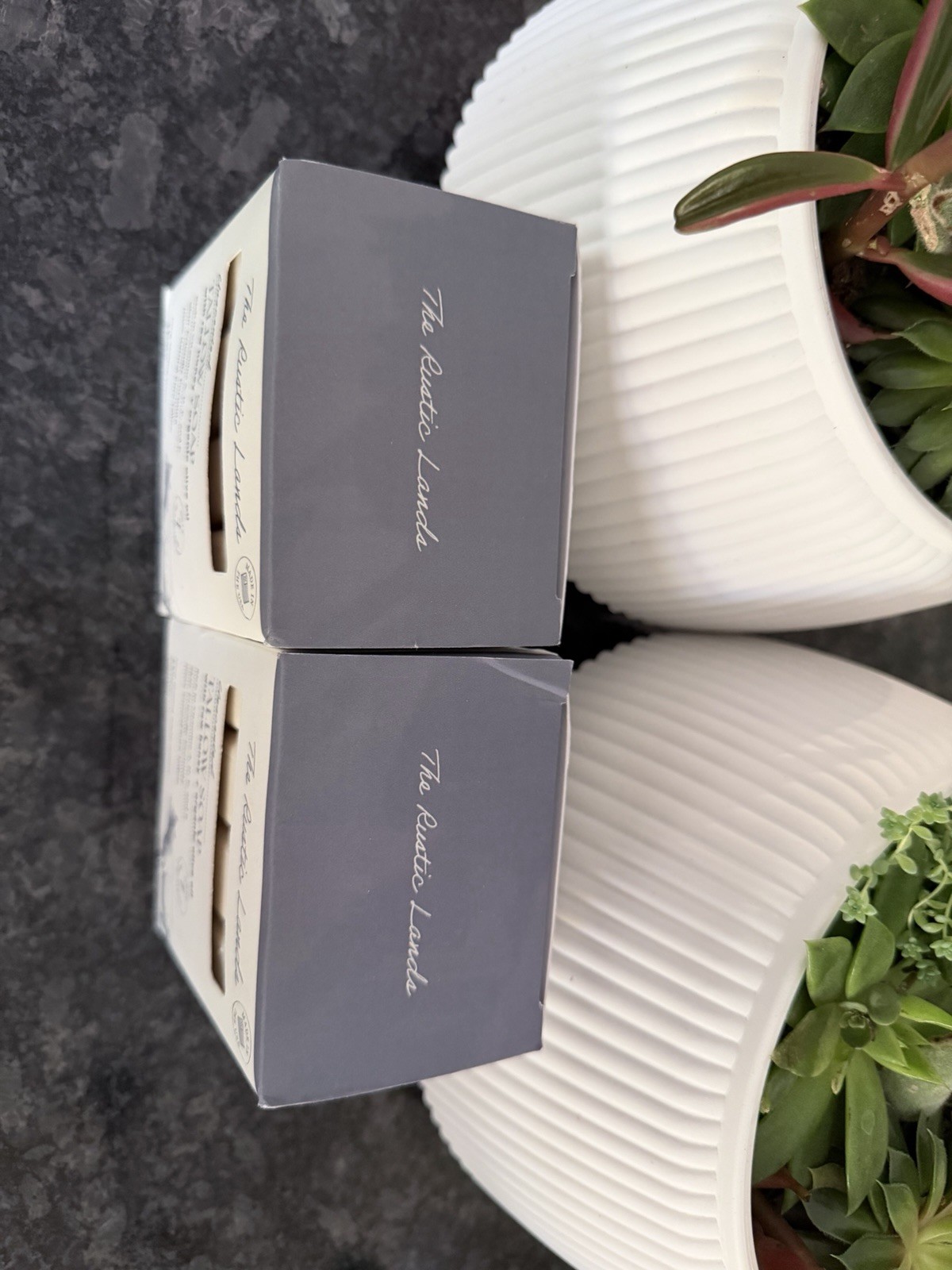 The Rustic Lands Tallow Soap made with raw honey & organic olive oil. Unscented