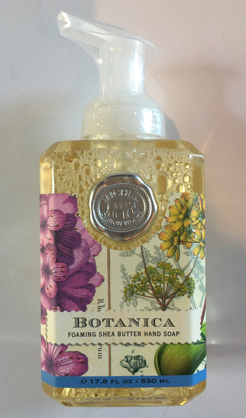 SHEA BUTTER FOAMING HAND SOAP Botanica Michel Design Works 17.8 Oz