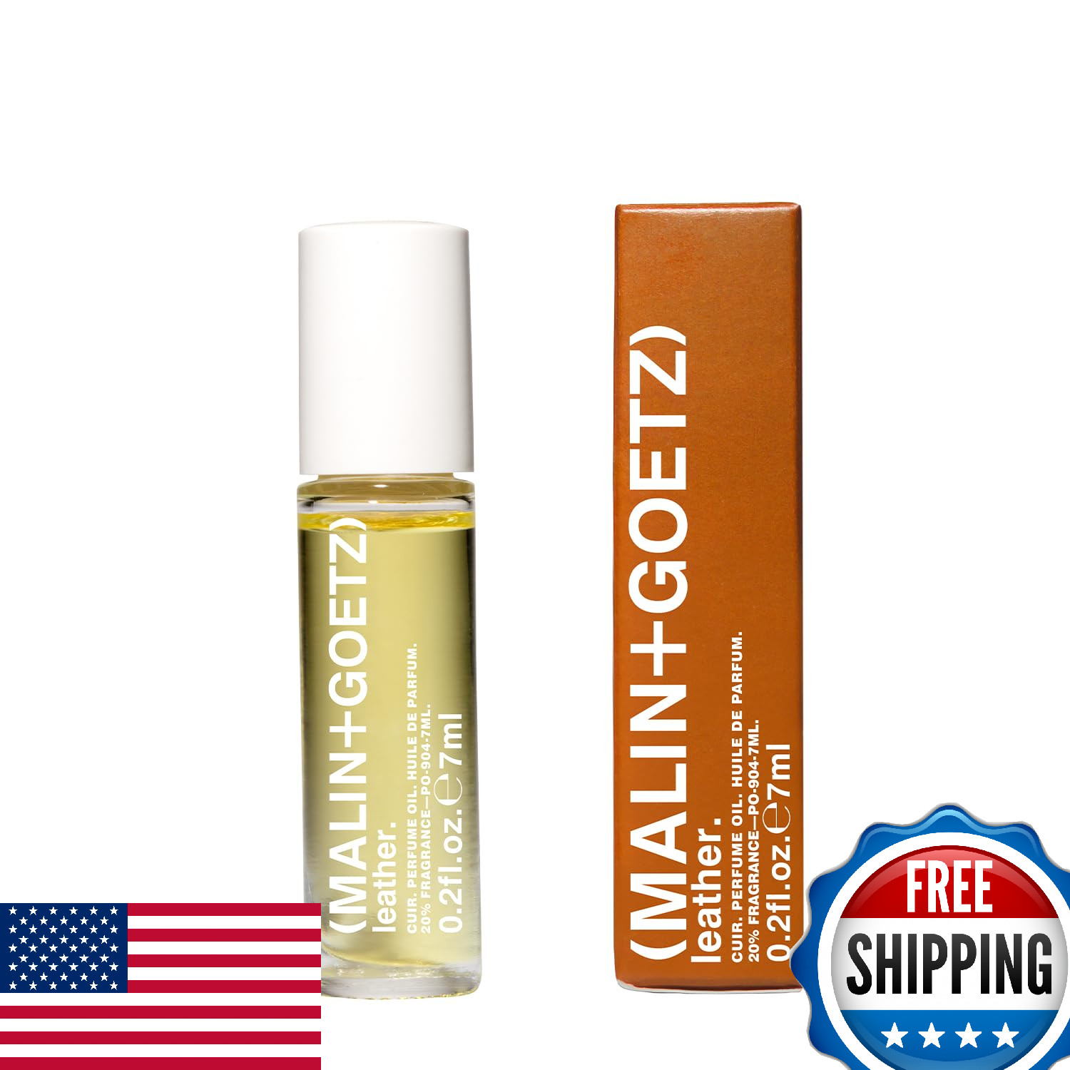MALIN+GOETZ Perfume Oil Leather | Concentrated Fragrance in Signature Scents | T