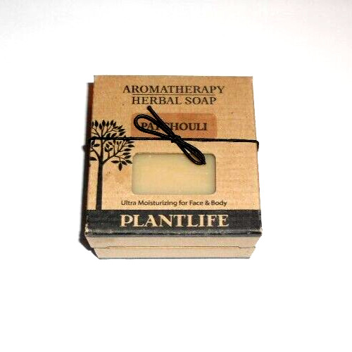 Plantlife PATCHOULI Aromatherapy Herbal Soap 4 oz 100% Vegan 2-Pack