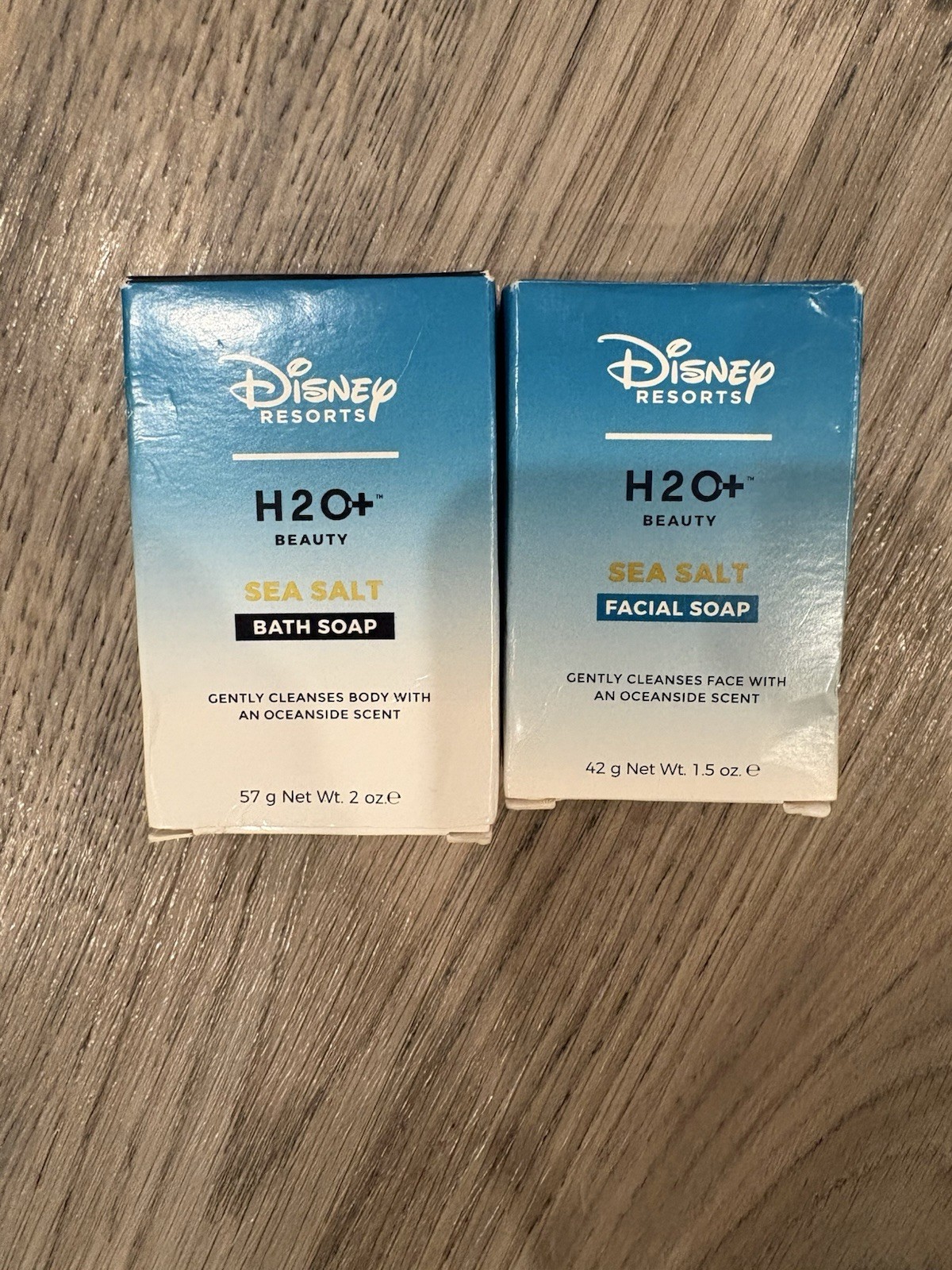 Disney Resorts H2O+ Sea Salt Soap Lot Bath Soap 2oz & Facial Soap 1.5oz