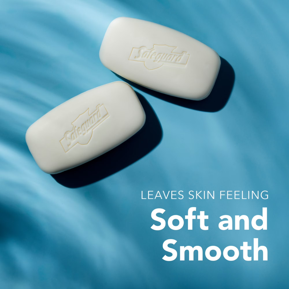(4 Pack) Safeguard Bar Soap Fresh Clean Scent with Aloe, 4oz, White (8 Count)