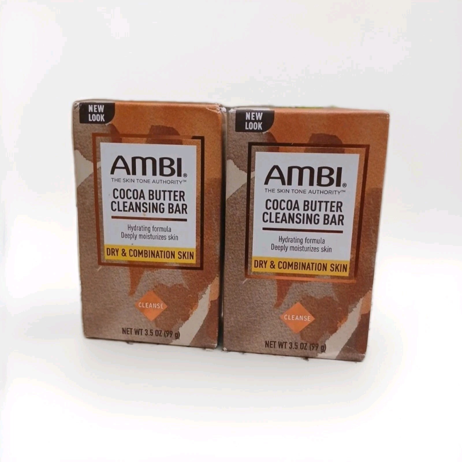 New AMBI Cocoa Butter Bar Soap, 3.5 oz (2 pack) Free Shipping