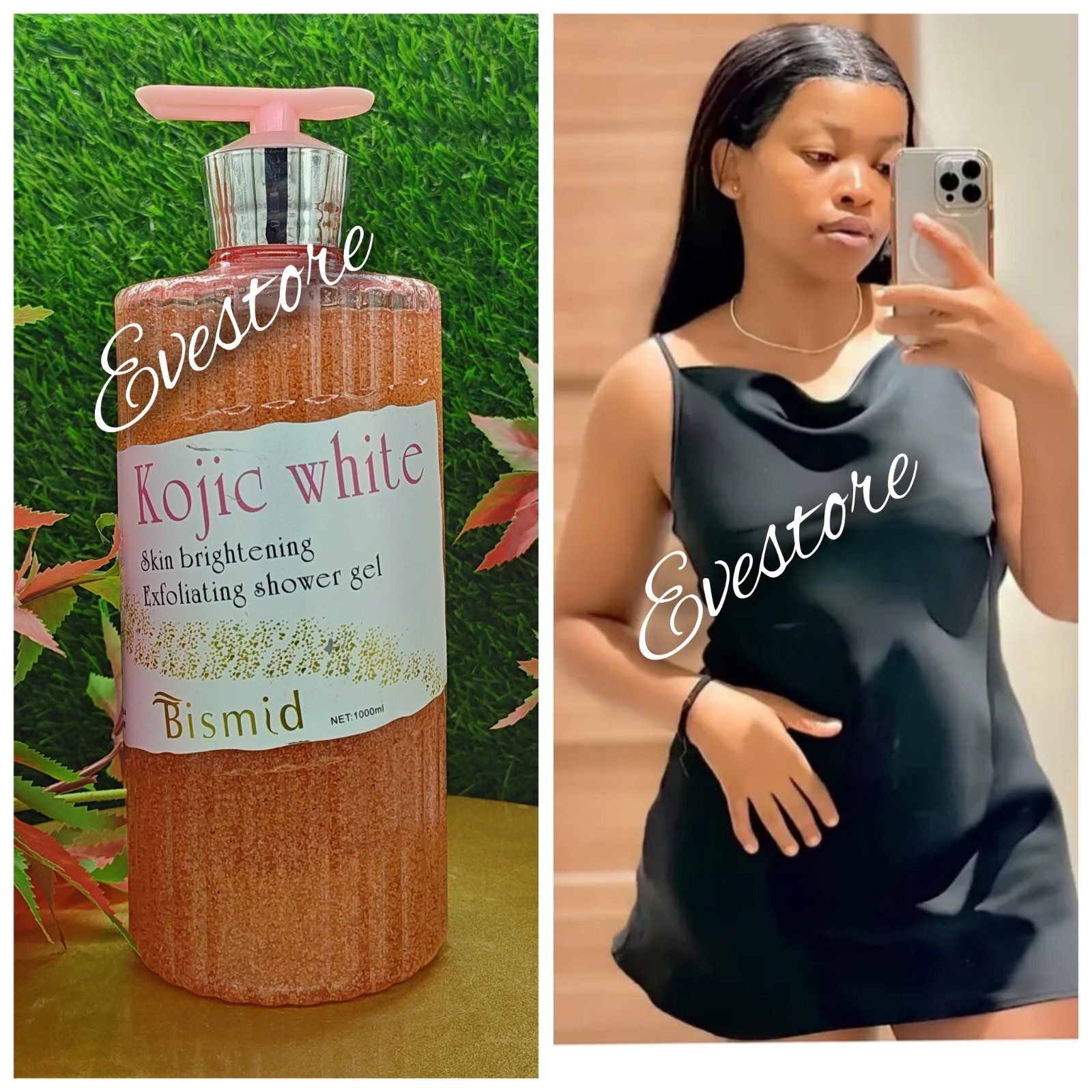 BISMID KOJIC WHITE EXFOLIATING SHOWER GEL