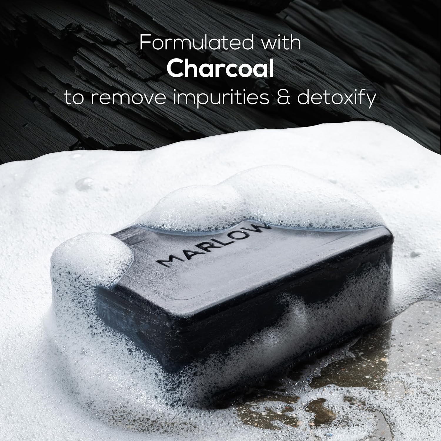 Charcoal Soap, Cleansing Body Bar Soap for Men, 7 oz | Charcoal soap bar deto…