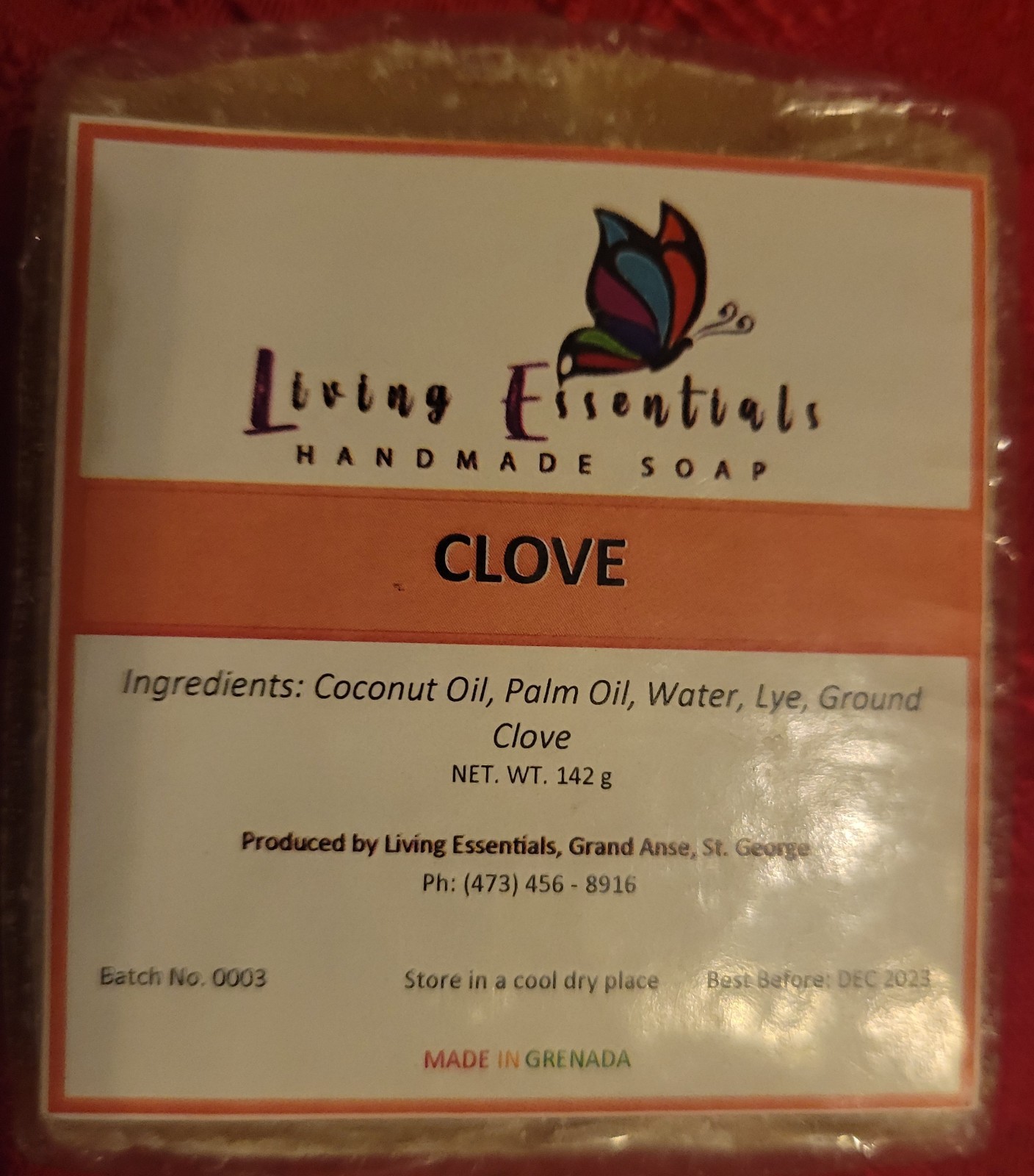 Hand Made Essential Oil & Herb Soaps Lot Of 4