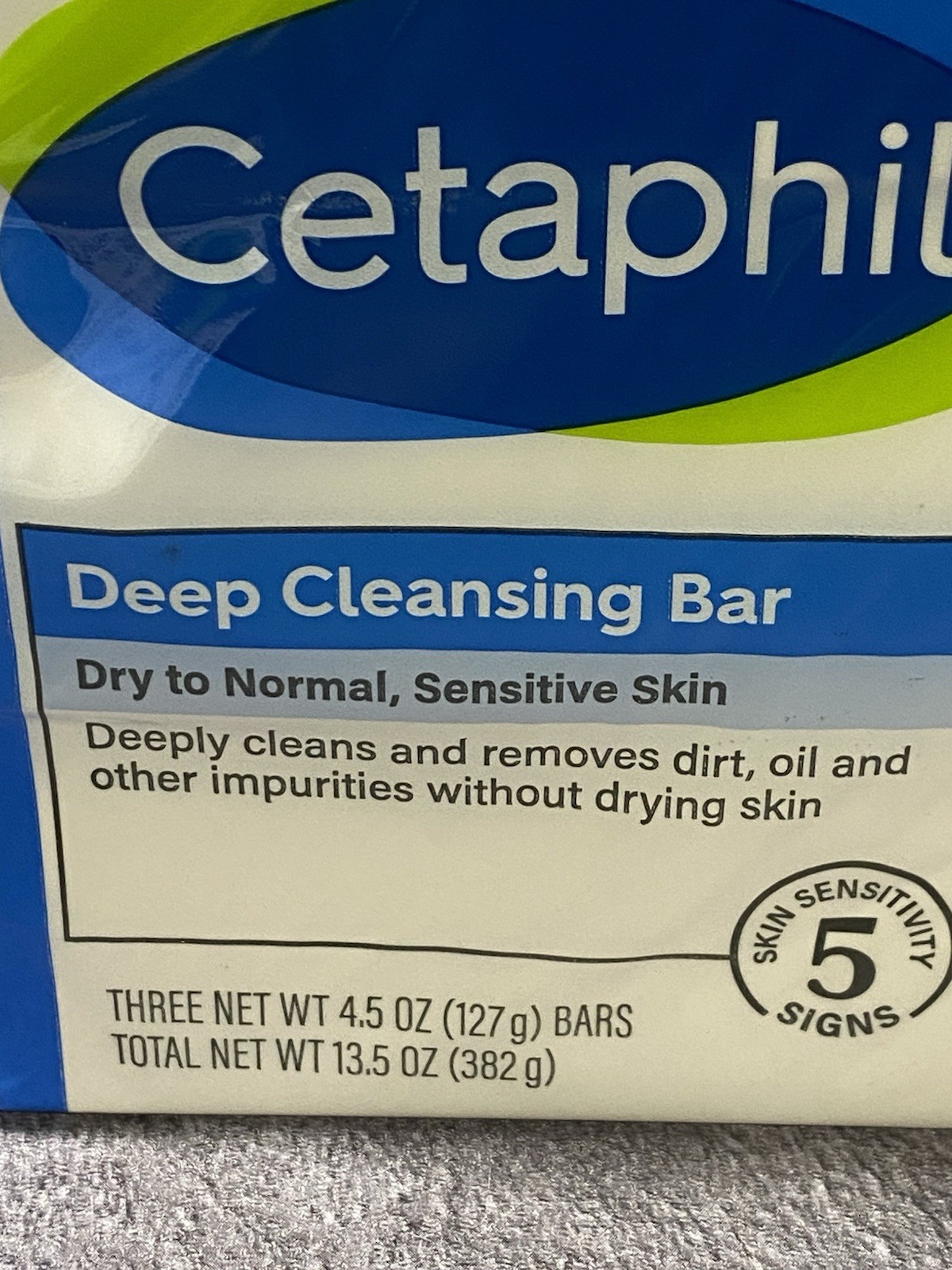 Cetaphil Deep Cleansing Bar – 3 Pack