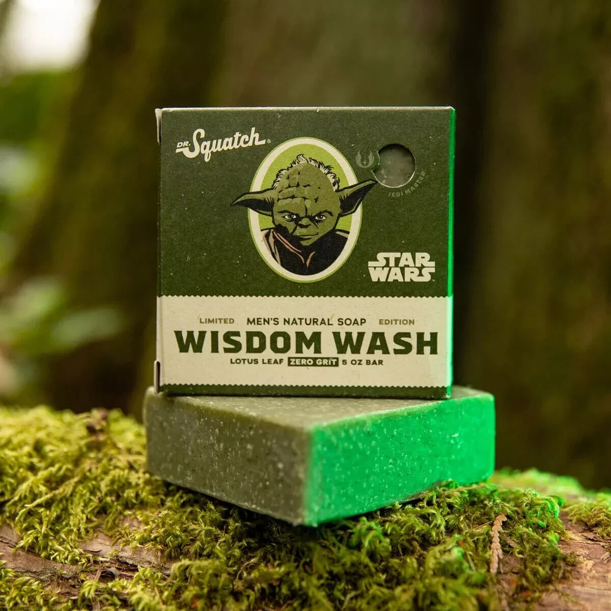 Dr. Squatch Star Wars WISDOM WASH Soap 5oz Bar – Yoda Limited Edition