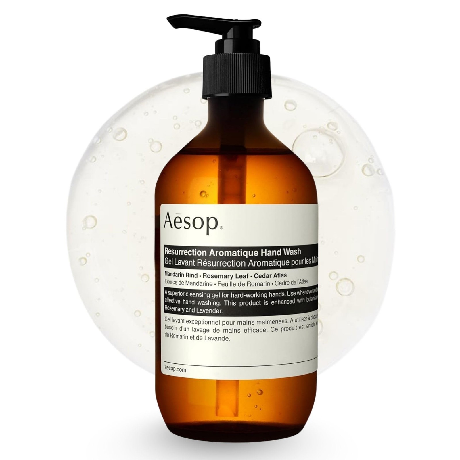 Aesop Resurrection Aromatique Hydrating Hand 16.9 Fl Oz (Pack of 1), white