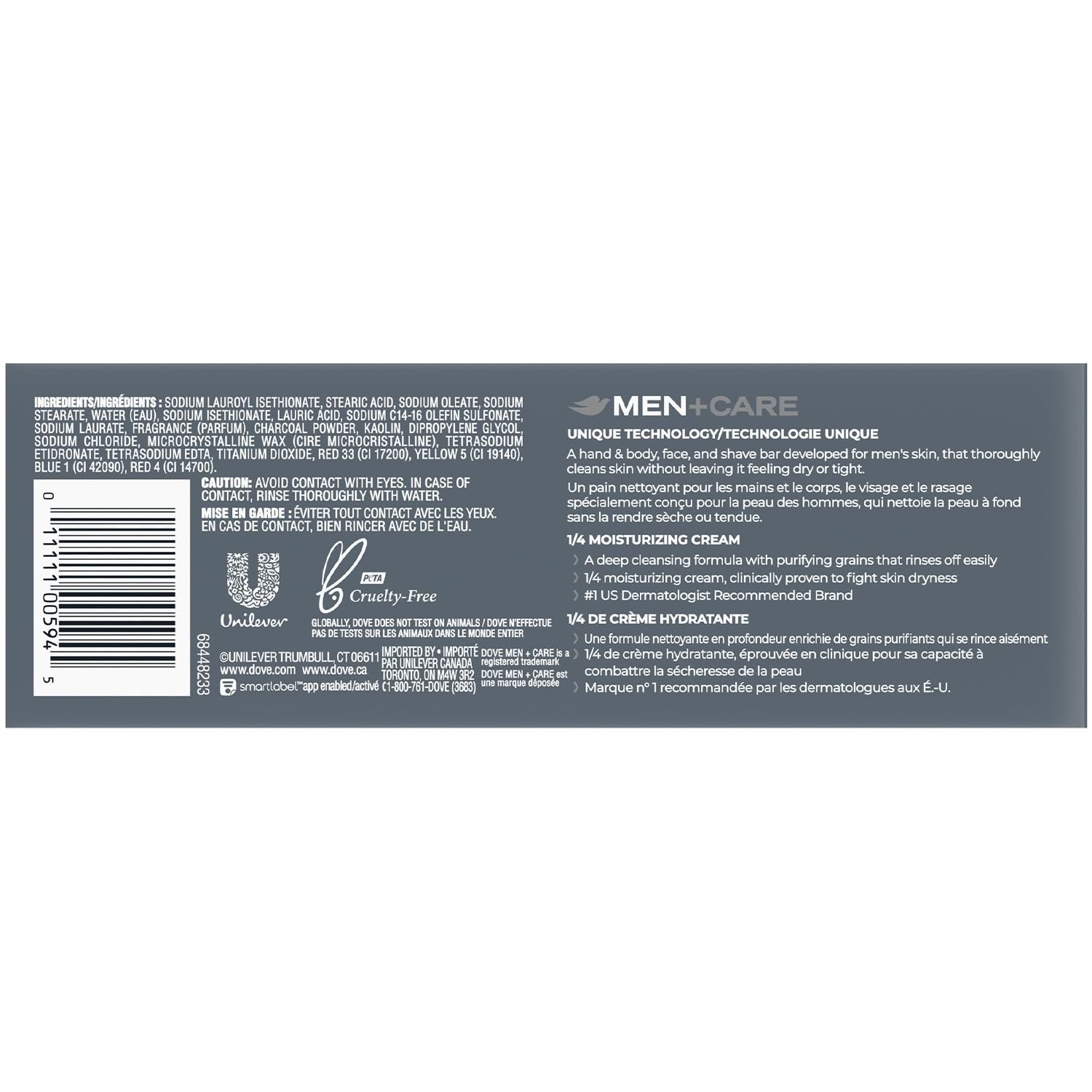 Exfoliating Charcoal Soap Bars 2-Pack – 3-in-1 Body & Face Cleanser, 12 Bars