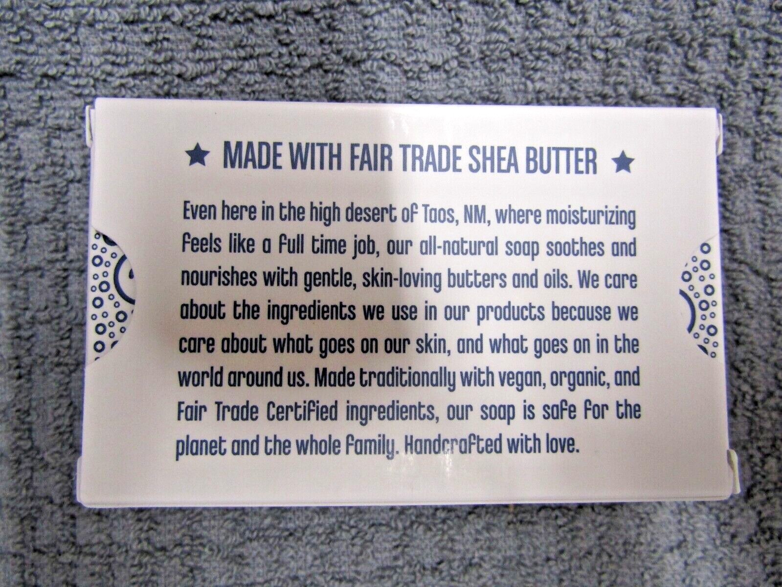 HUMBLE~STAR ANISE & PALMAROSA~MOISTURIZING SHEA BUTTER & OLIVE OIL~SOAP BAR BIN