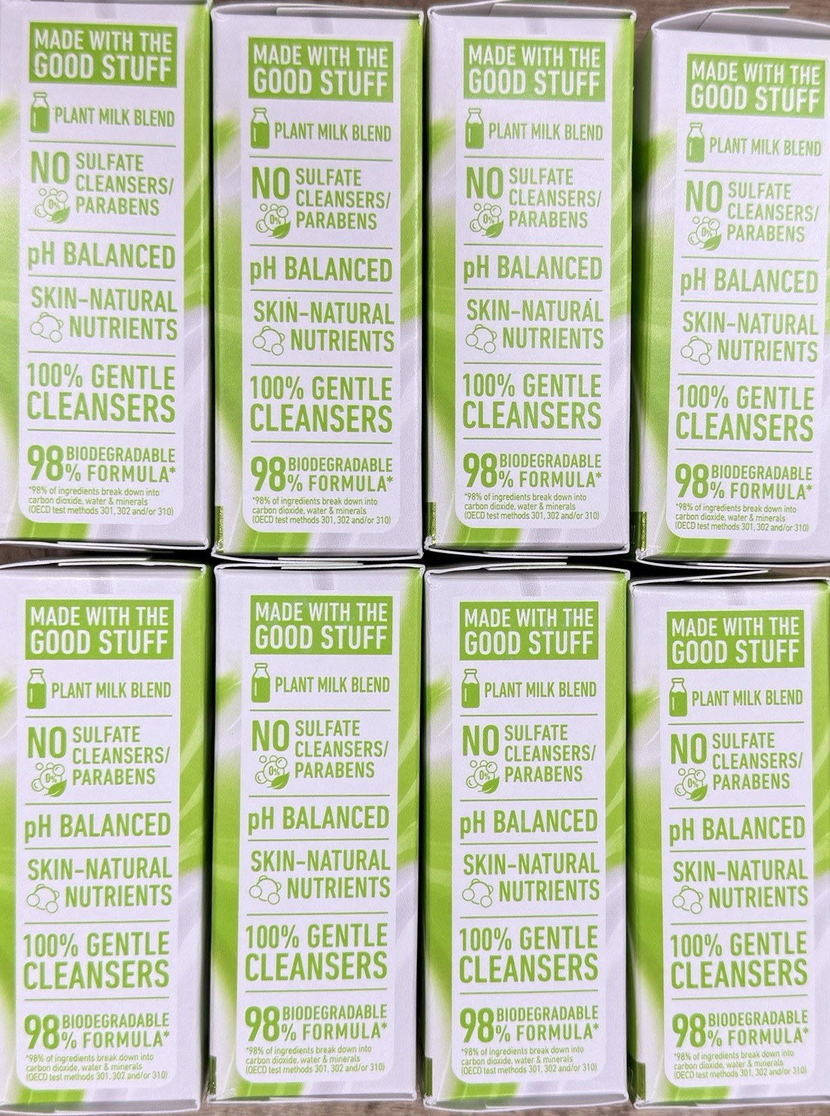 8 Bars Dove Soap Plant Milk Cleansing Bar Soap Almond Milk & Green Apple