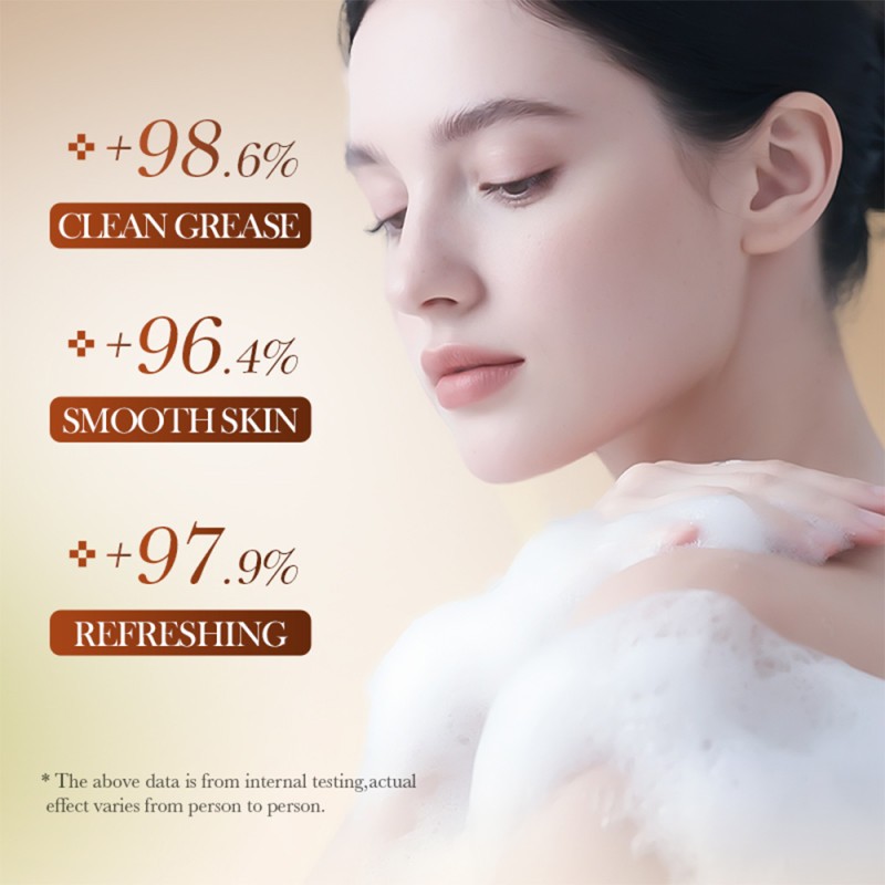 2PCS Natural Persimmon Soap Bar Body Odor Control Deodorant Soap for Men & Women