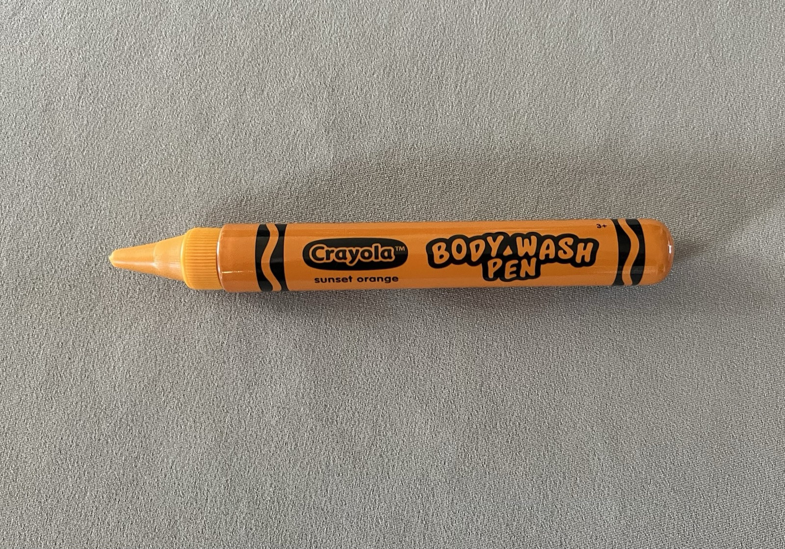 1.9 Oz. Crayola Bathtub Body Wash Pen In Sunset Orange, For Ages 3+, Brand New!