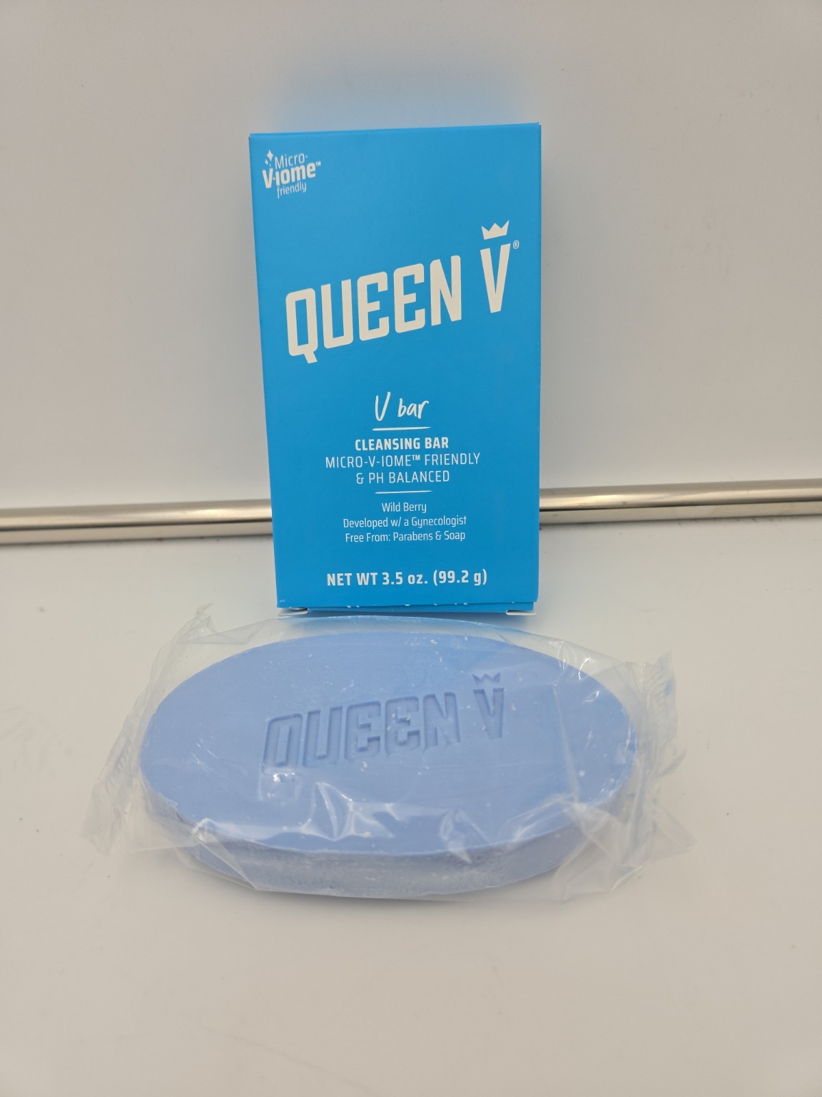 QUEEN V Feminine Cleansing Bar WILD BERRY 3.5 Oz NEW SEALED