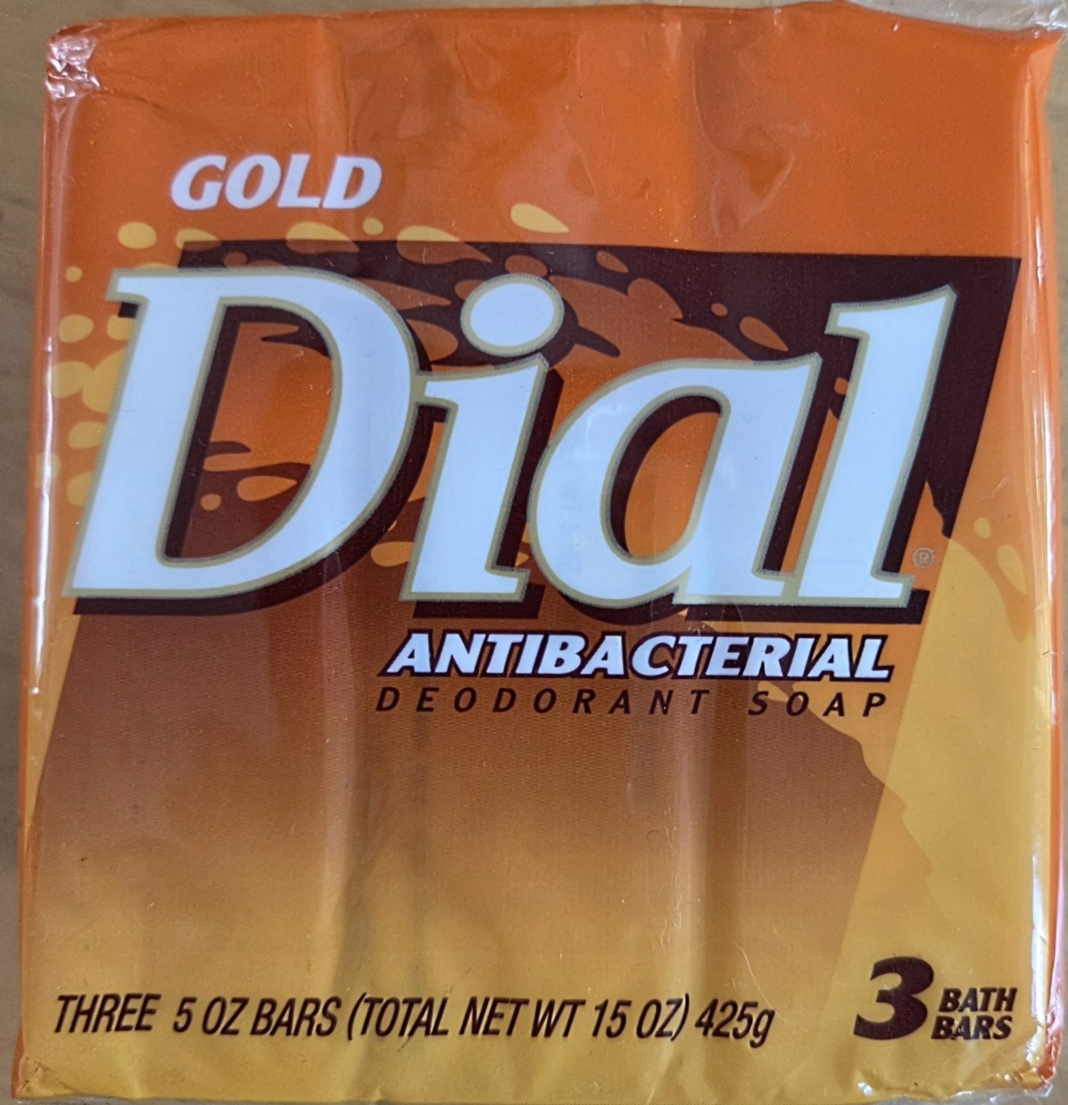 Dial Gold Bath Size 5oz Bars Deodorant Triclocarbon Bar Soap 1998 New Old Stock