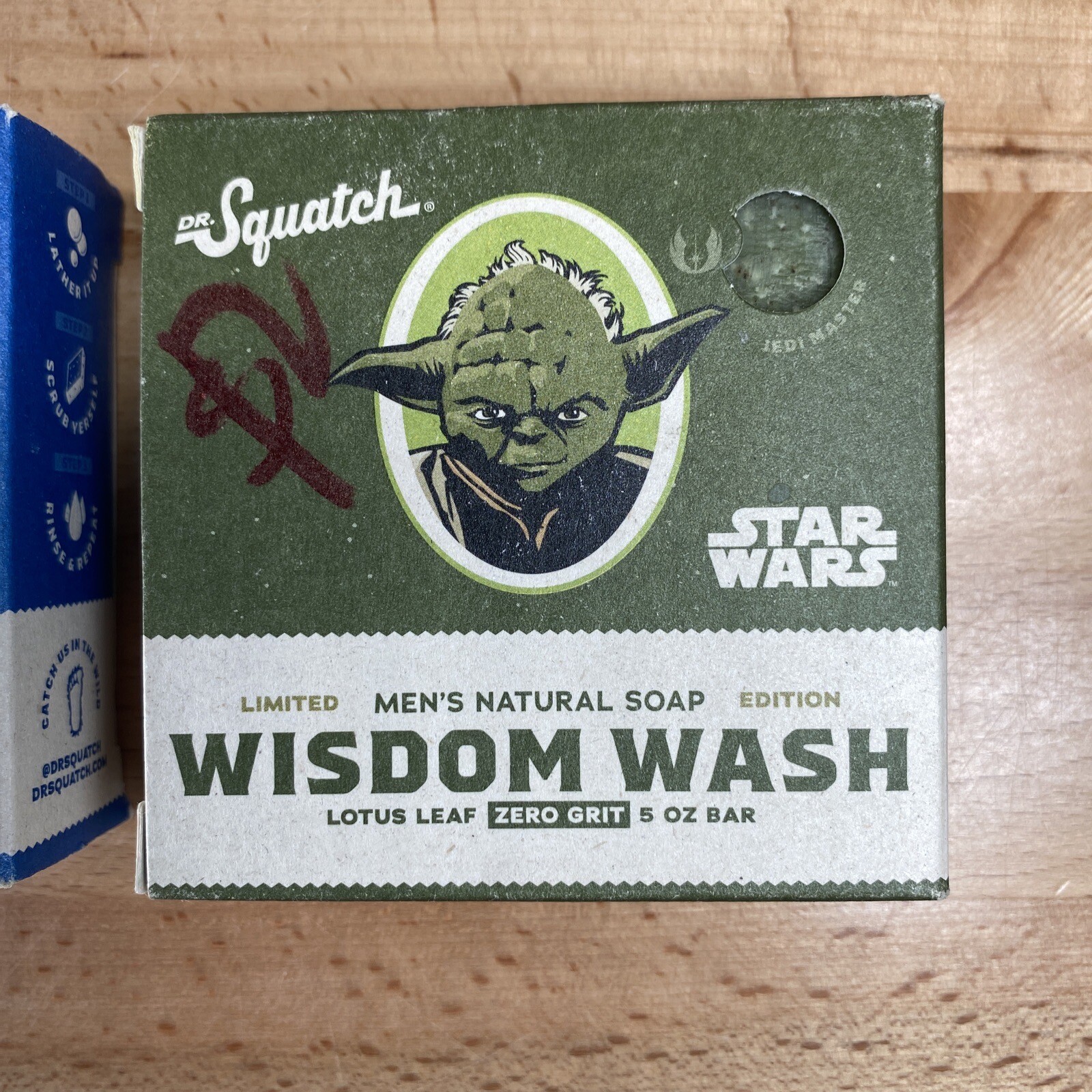 LOT OF 2 SOAP BARS. – Dr. Squatch STAR WARS Only Hope Soap & Wisdom Wash Soap