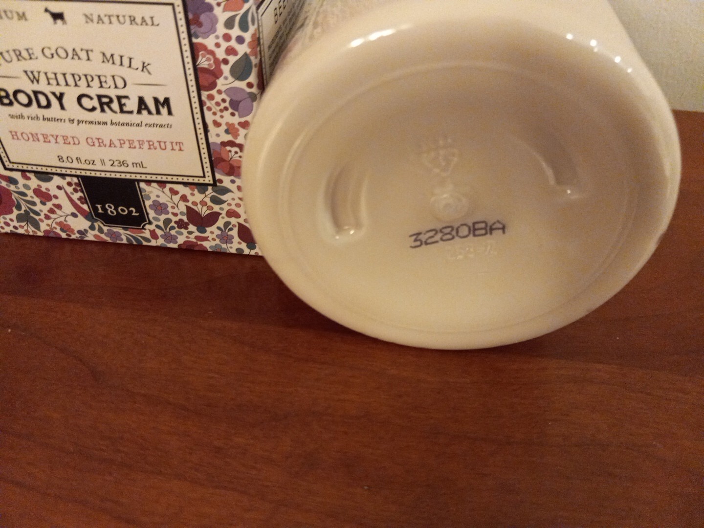 Beekman 1802 Pure Goat Milk Whipped Body Cream 8 Ounce Honeyed Grapefruit Sealed