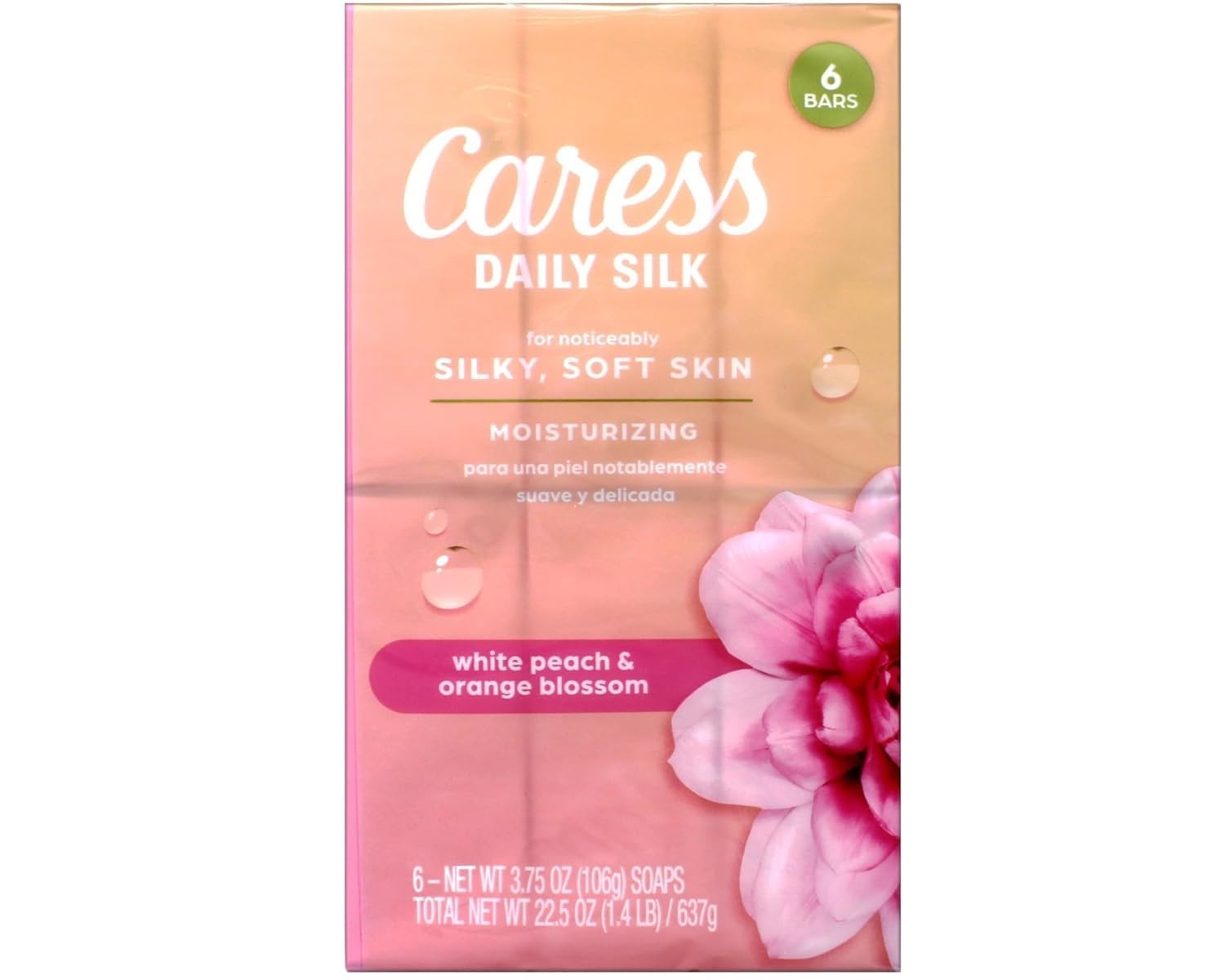 5 x Caress Daily Silk 3.75 oz Bar Soap FREE SHIPPING