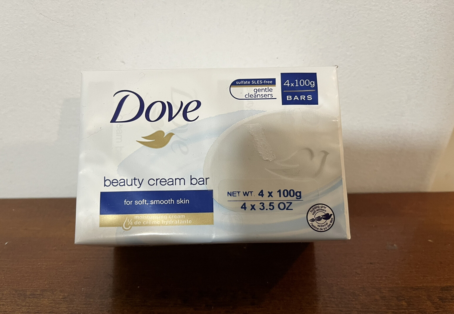 4 Pack DOVE Beauty Cream Bar Soap for Soft Smooth Skin