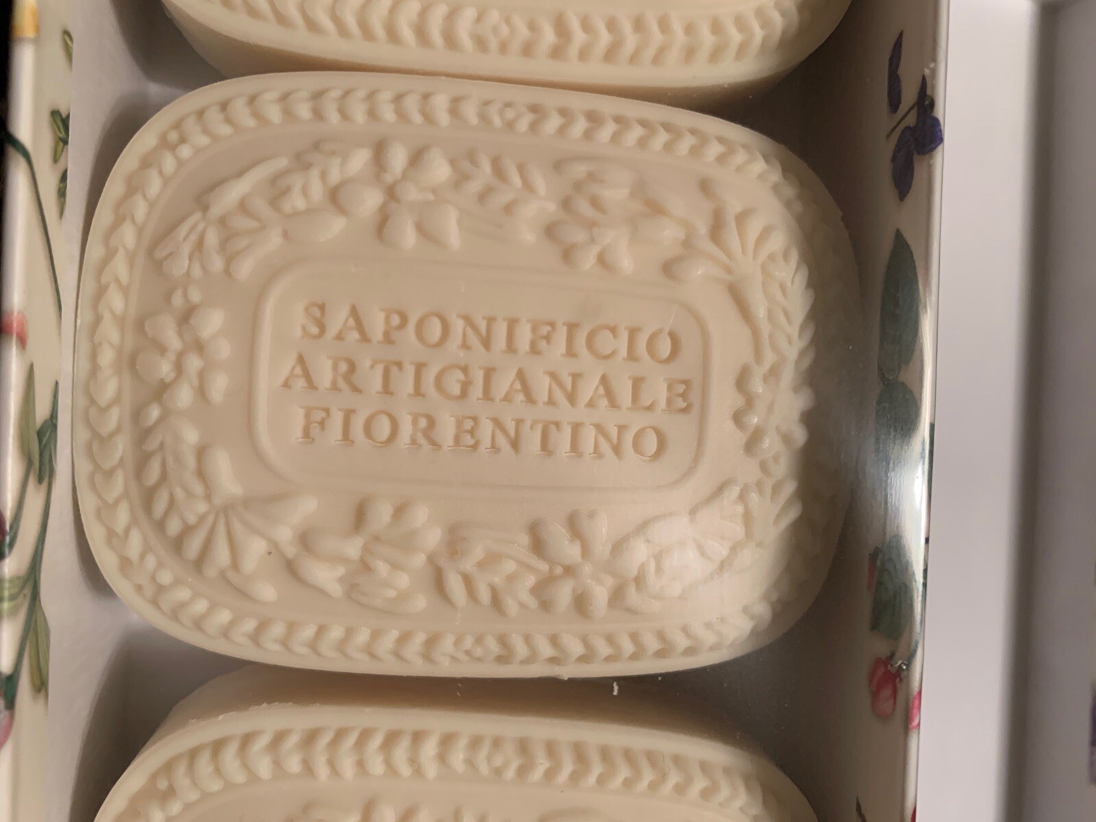 Floral 3 4.40 oz Handmade Italian Soap Bars Floral Giardino Dei Fiori Fiorentino