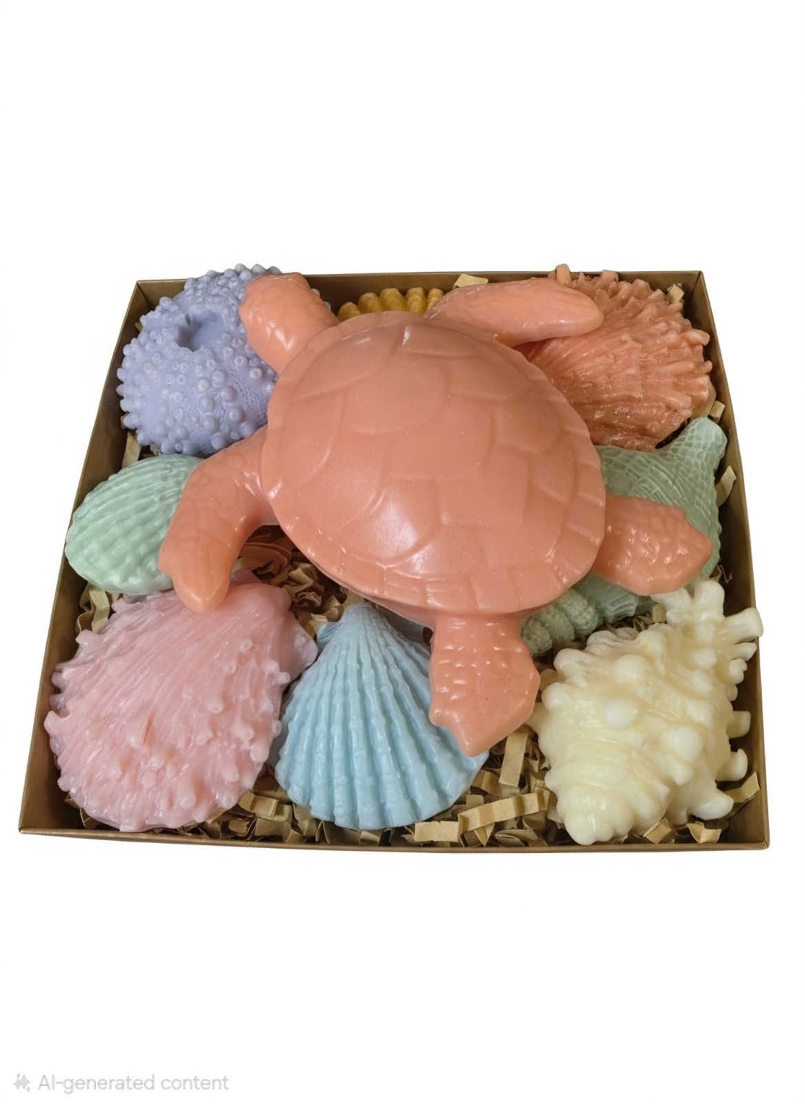 Handmade -Finishing Touch by Claudia Goat Milk Turtle Soap Set, Multipack Gift