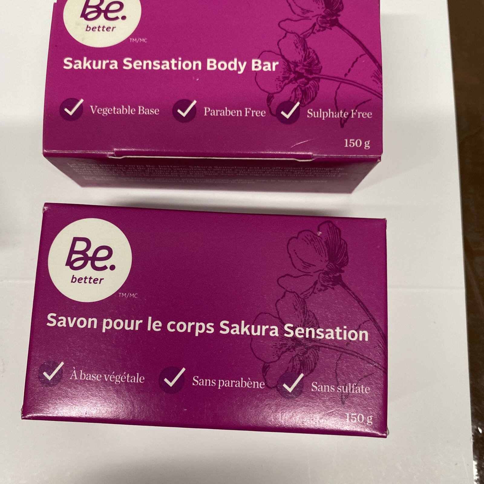 ( 2 bars ) Sakura Sensation Body Bar 150 g