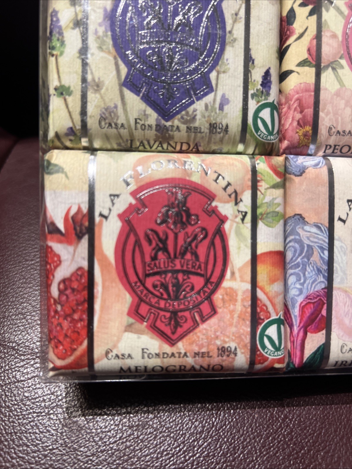 La Florentina Italian Soap Collection Gift Set Of 6 Assorted Scents 3.7oz