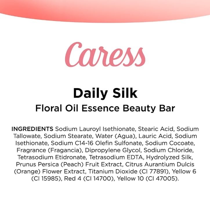 5 x Caress Daily Silk 3.75 oz Bar Soap FREE SHIPPING
