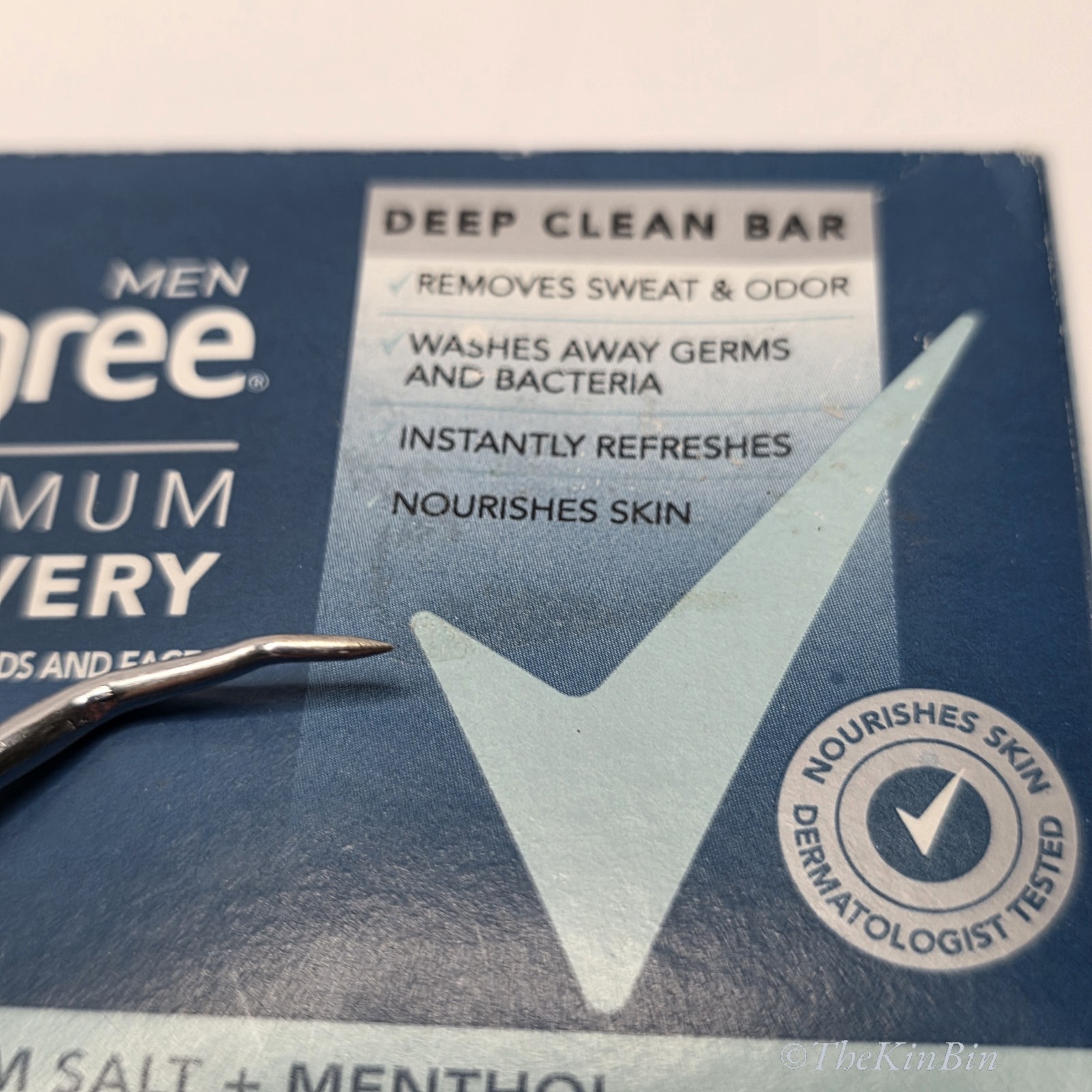 Degree Men Maximum Recovery Deep Clean Bar Soap Lot Of 3 Epsom & Menthol NIP